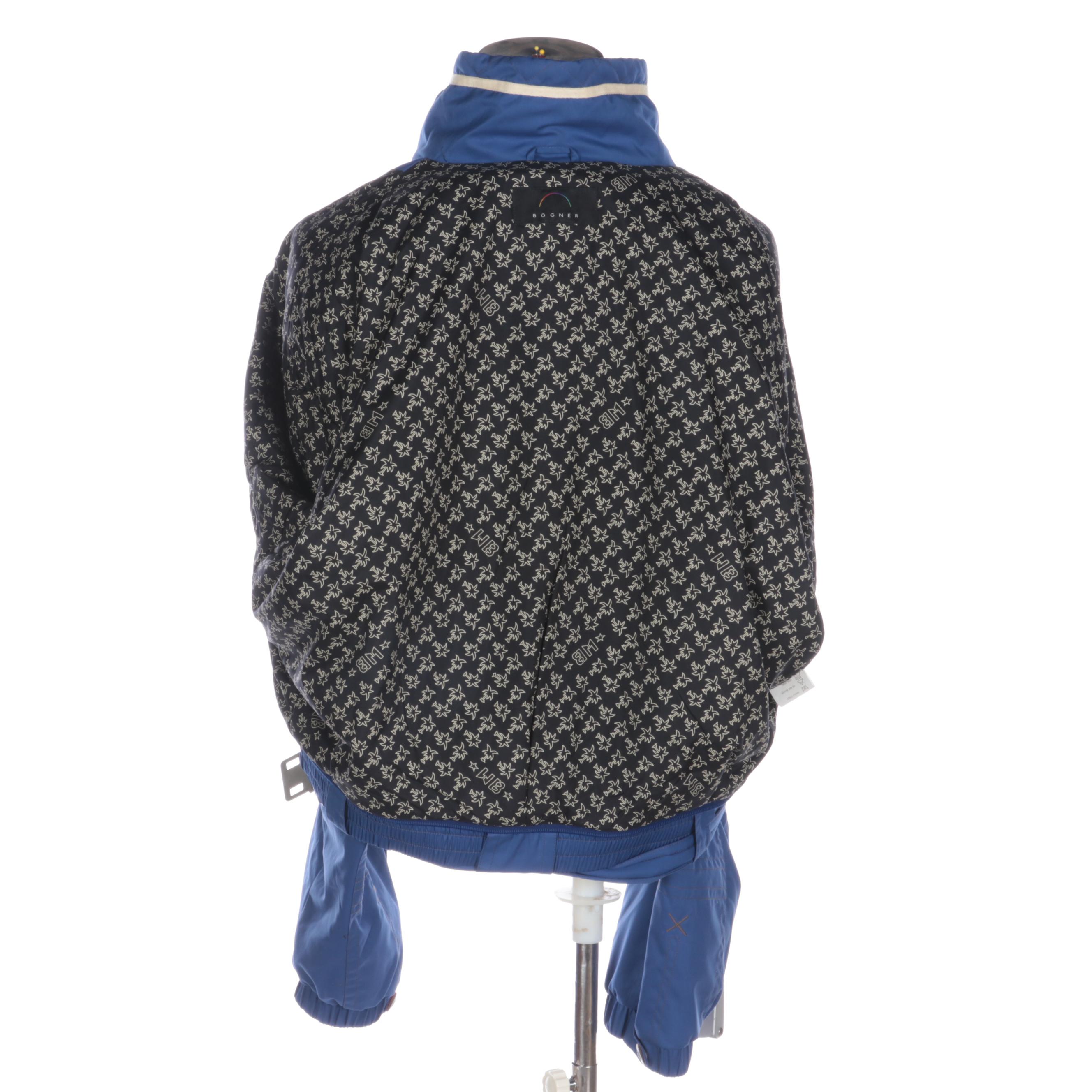 Bogner Two-Piece Ski Suit with Knit Beanies