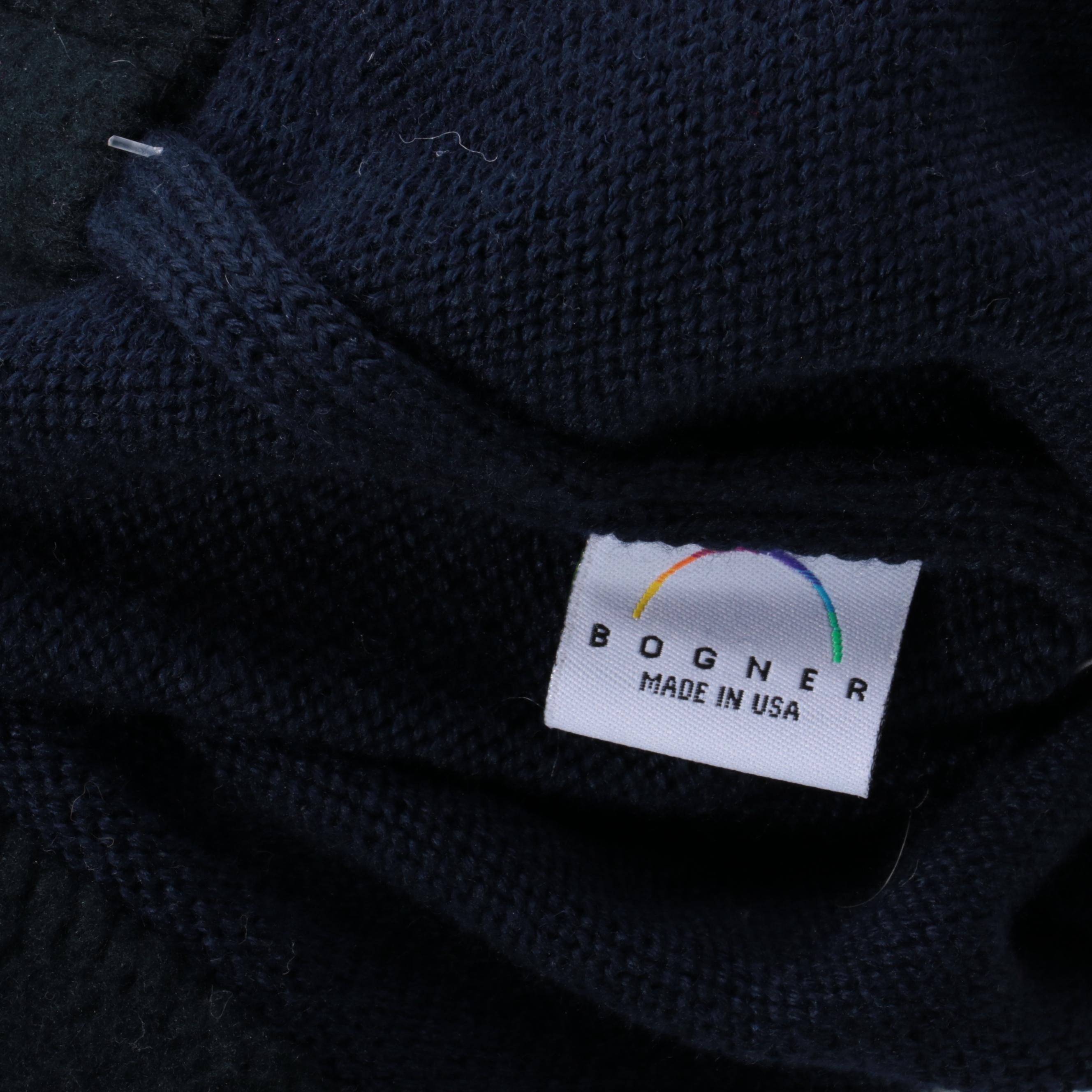 Bogner Two-Piece Ski Suit with Knit Beanies