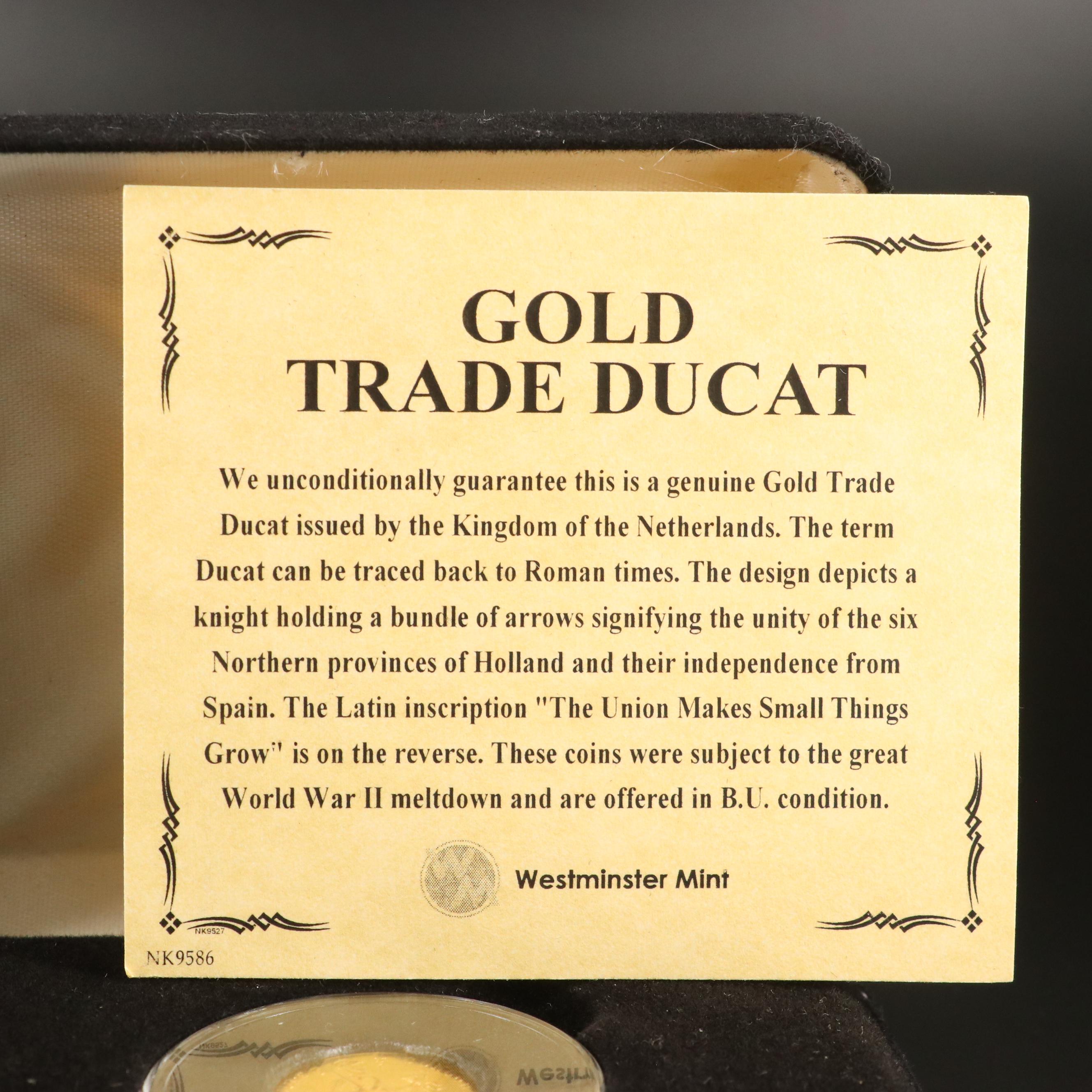 1928 Netherlands Gold Ducat