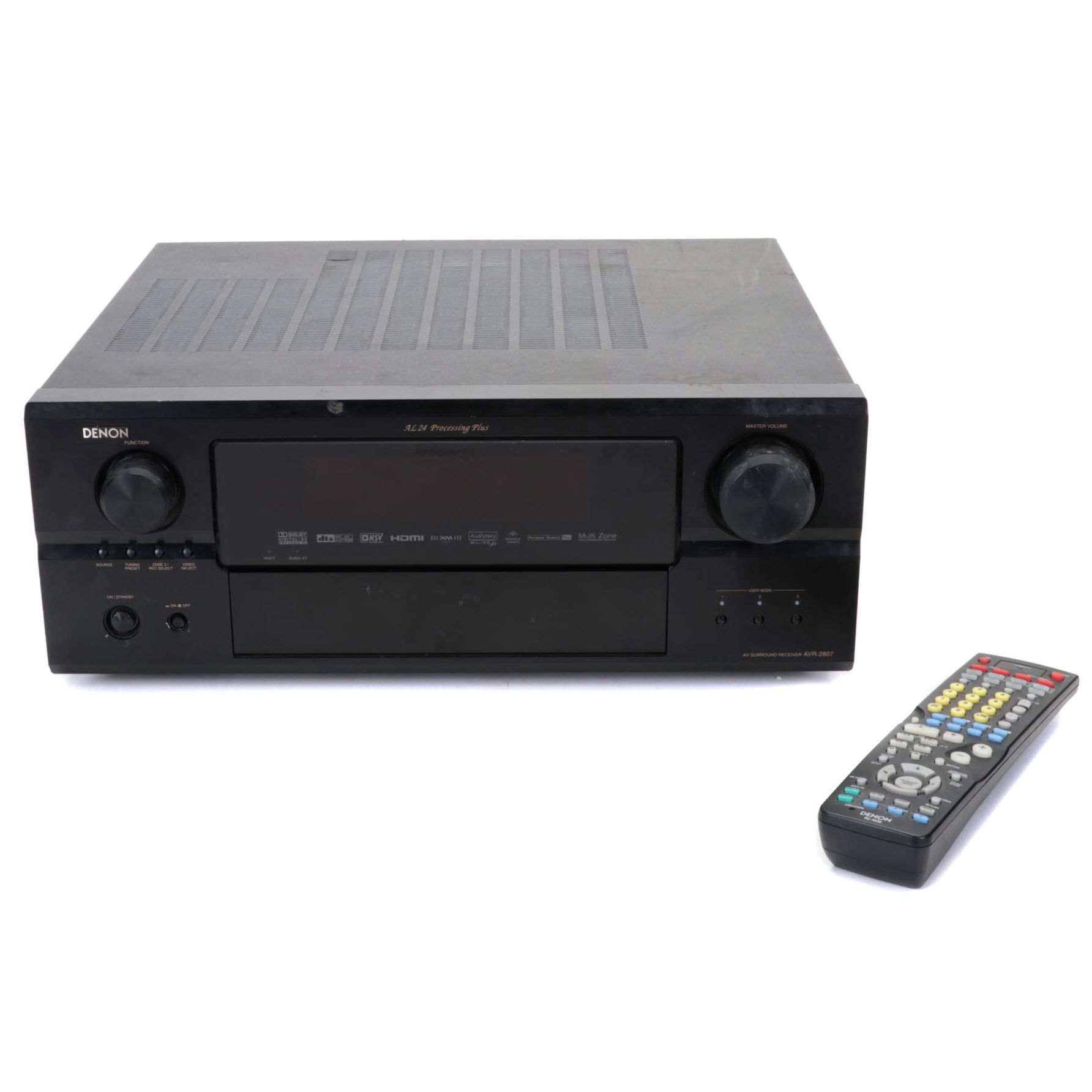 Denon AVR-2807 Home Theater AV Surround Receiver with Remote