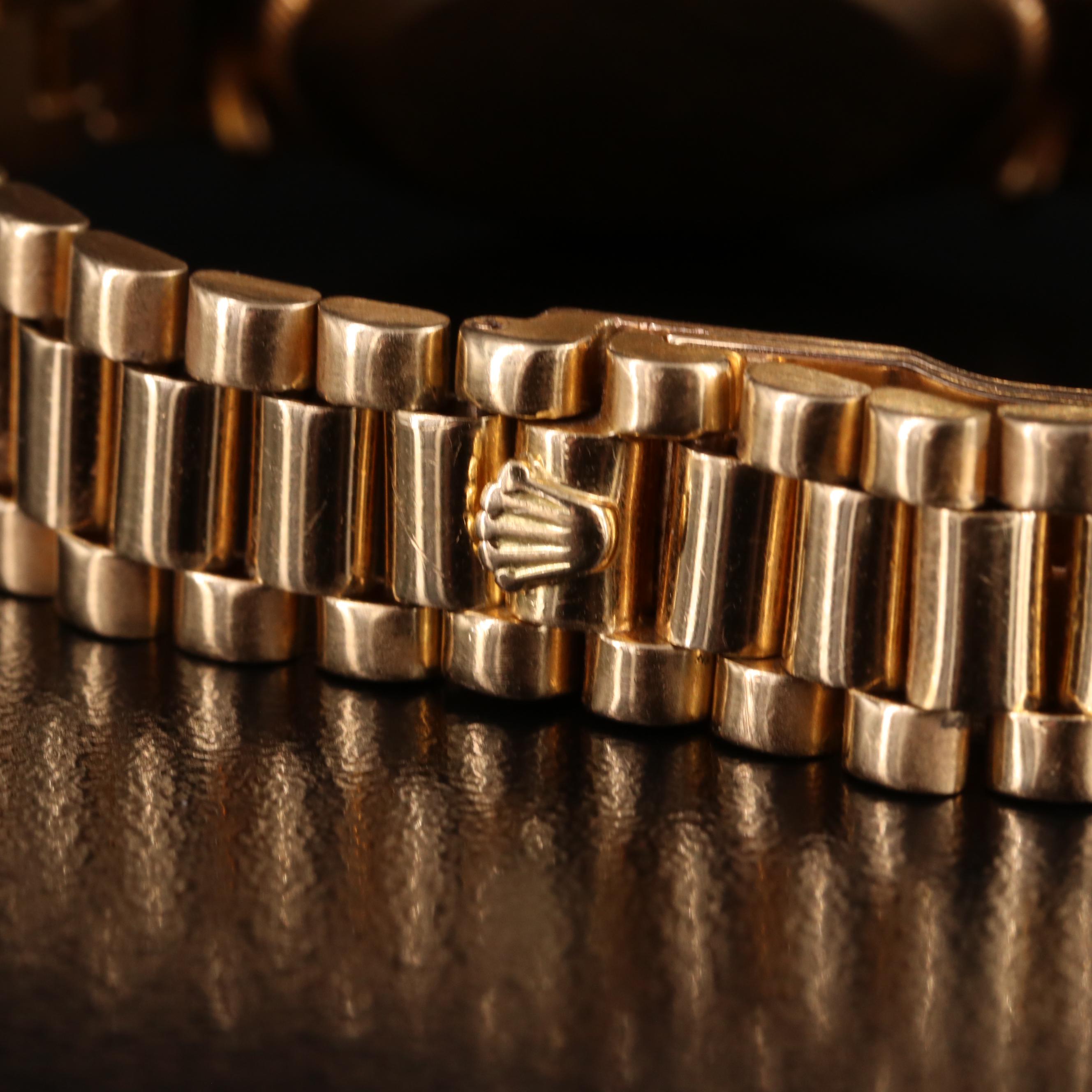 1970 Rolex Custom Diamond Bezel Datejust Watch