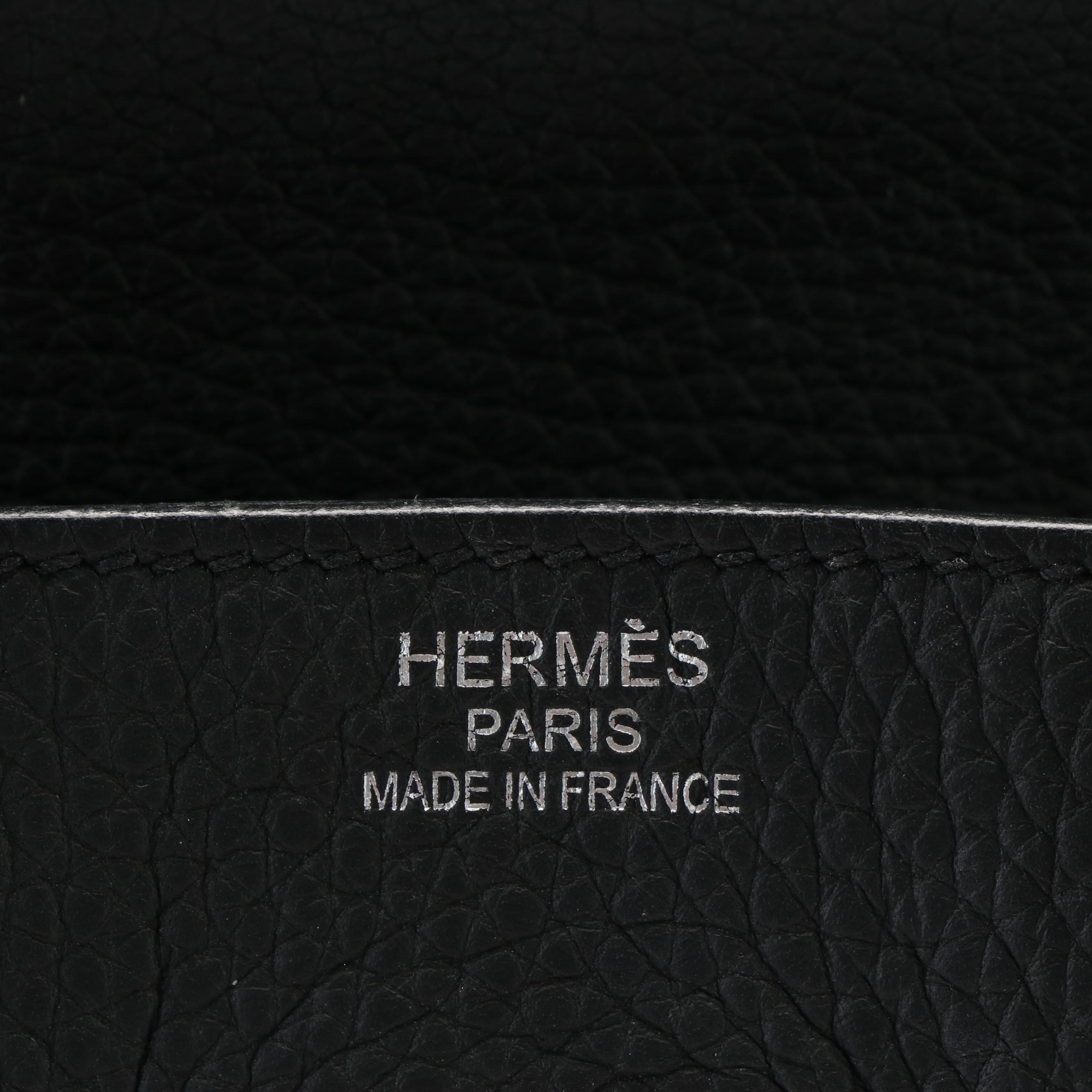 Hermès Birkin 35 Noir Togo Leather Handbag