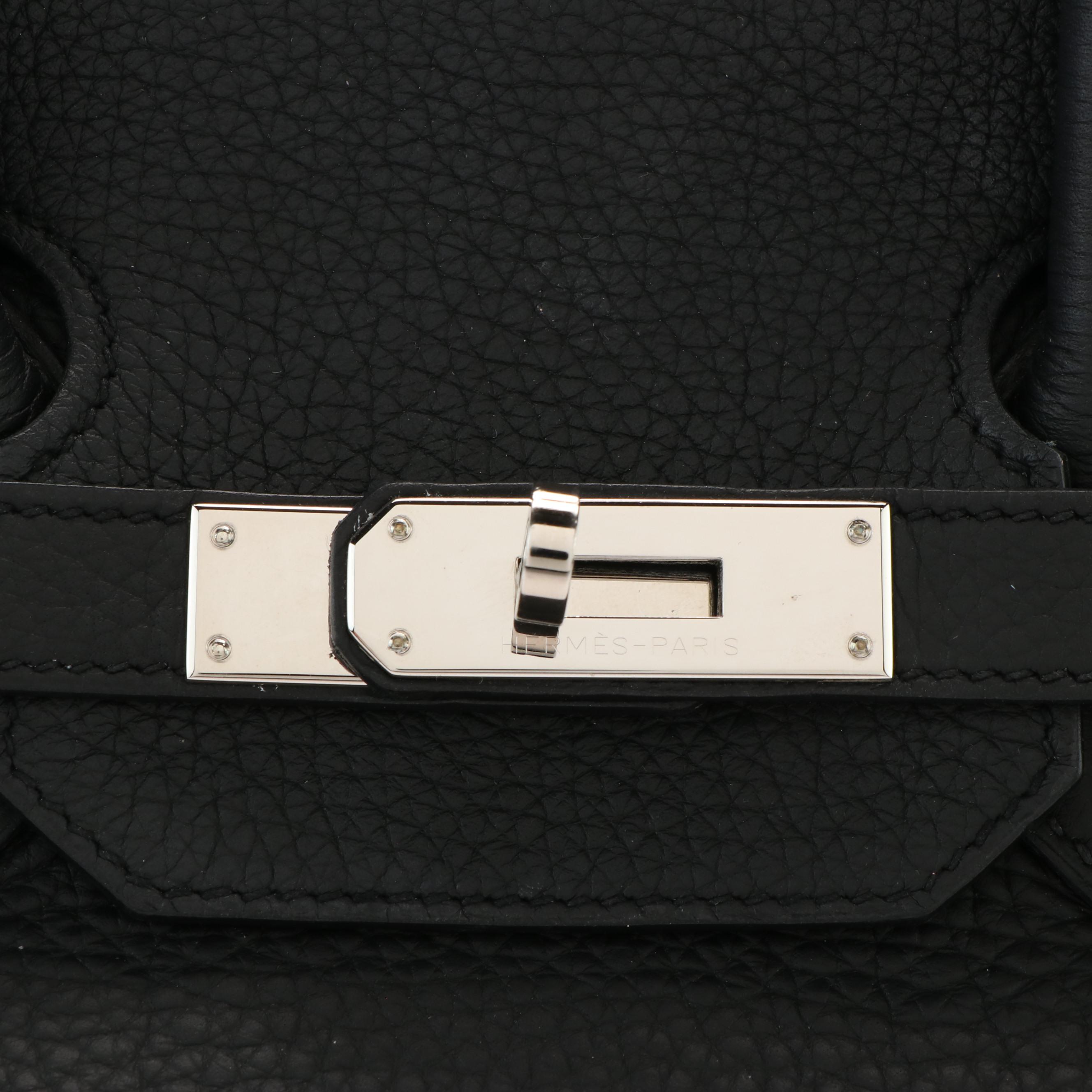 Hermès Birkin 35 Noir Togo Leather Handbag