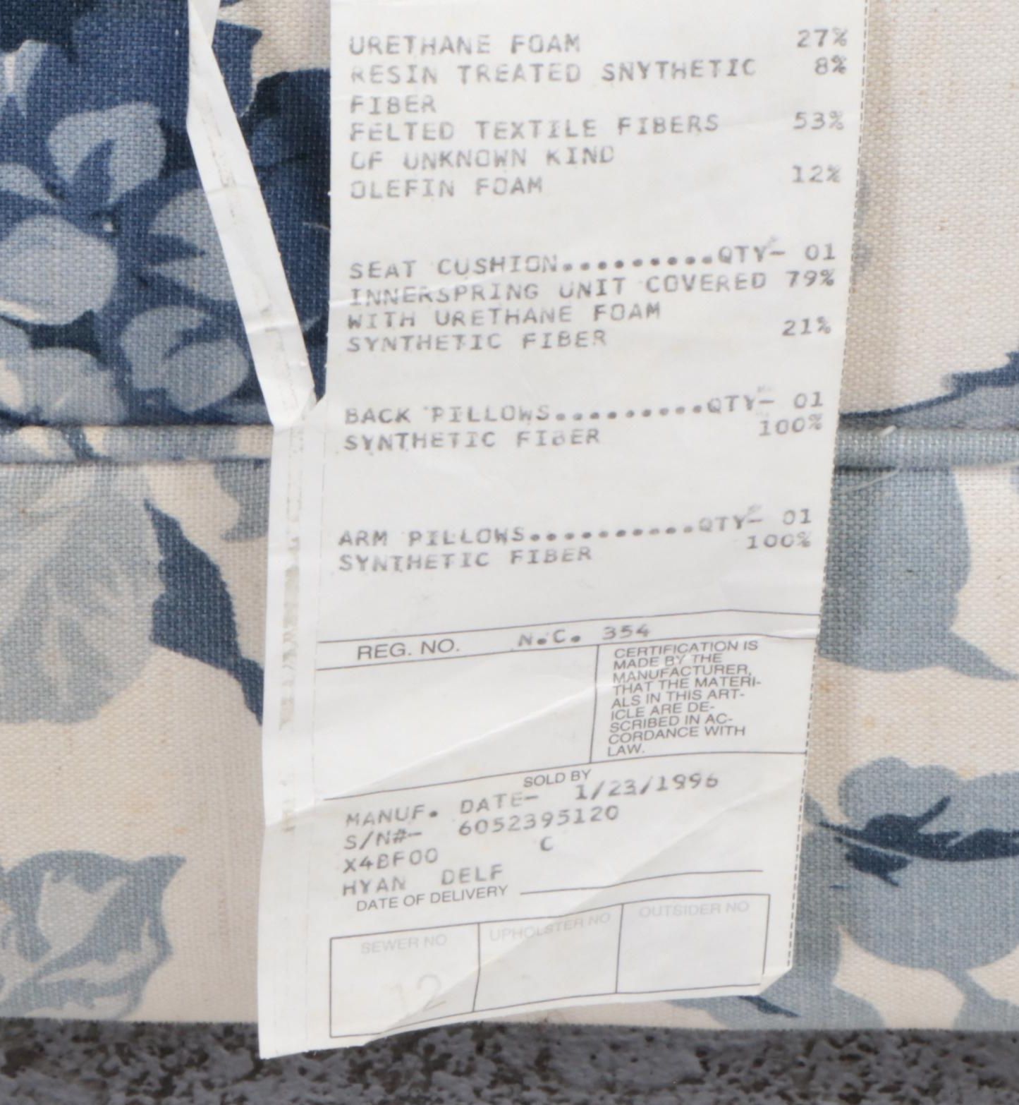 Oversized Upholstered Armchair and Ottoman