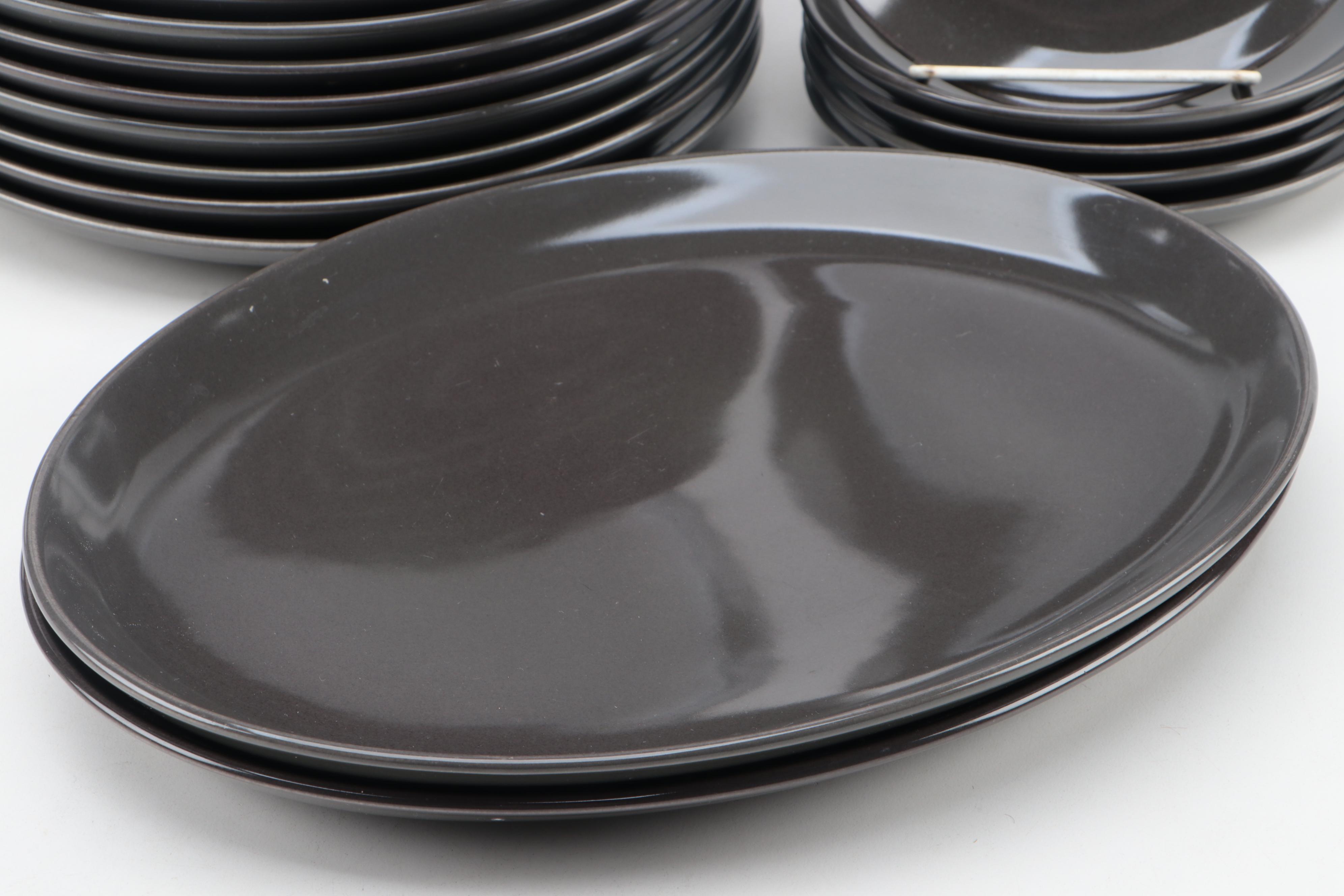 Russel Wright "Iroquois Charcoal" Ceramic Dinnerware, 1954-1965