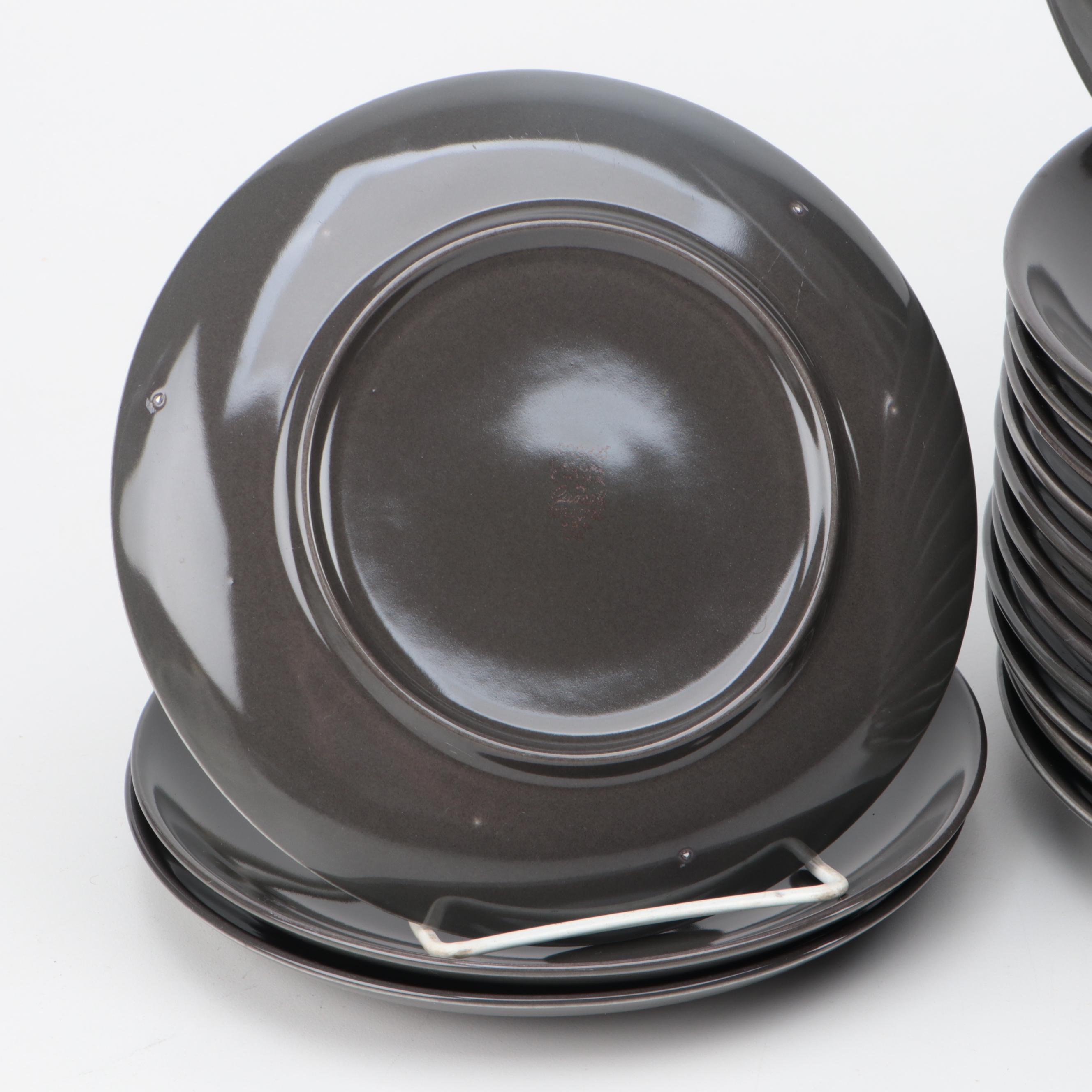 Russel Wright "Iroquois Charcoal" Ceramic Dinnerware, 1954-1965