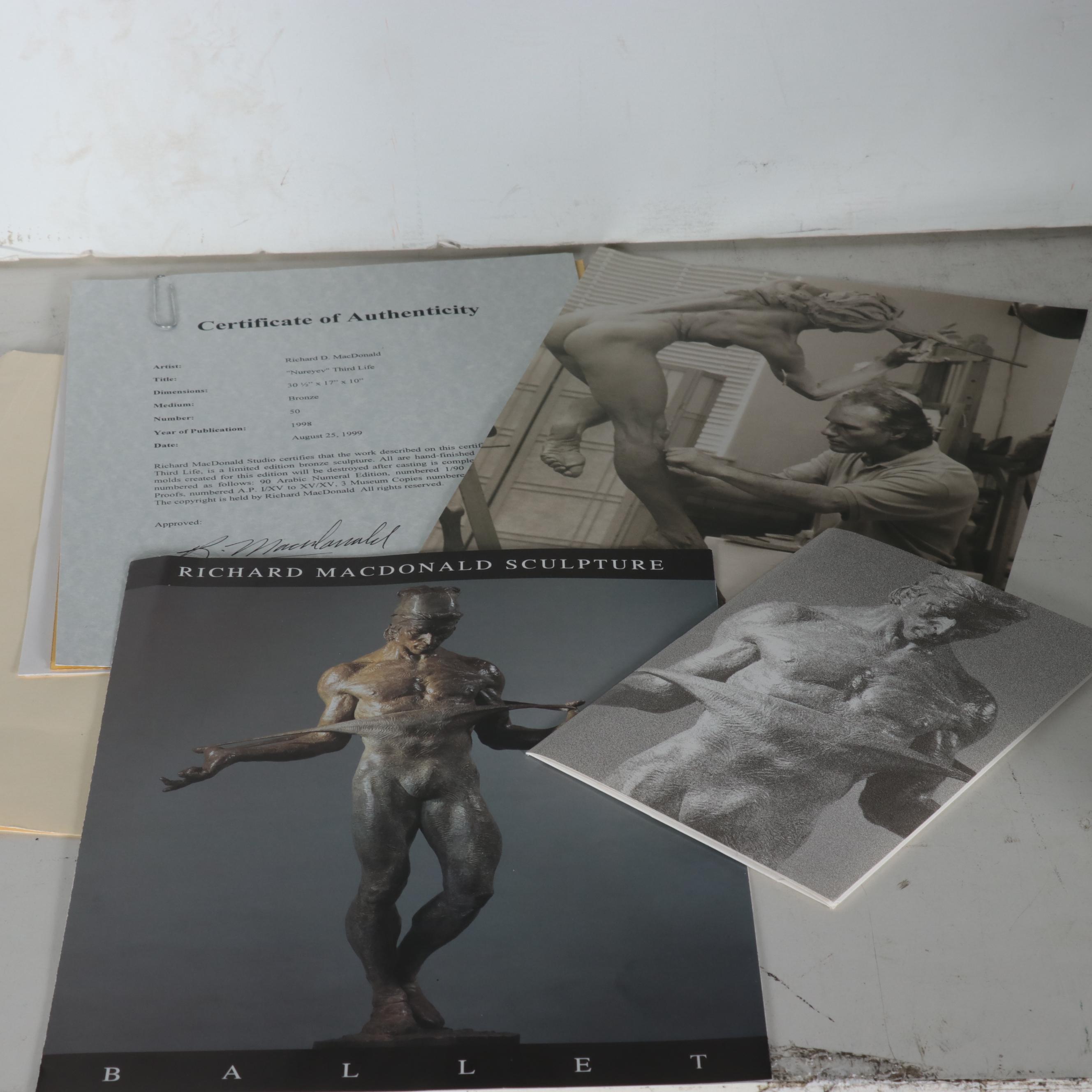 Richard Macdonald Bronze Sculpture "'Nureyev' Third Life," 1998