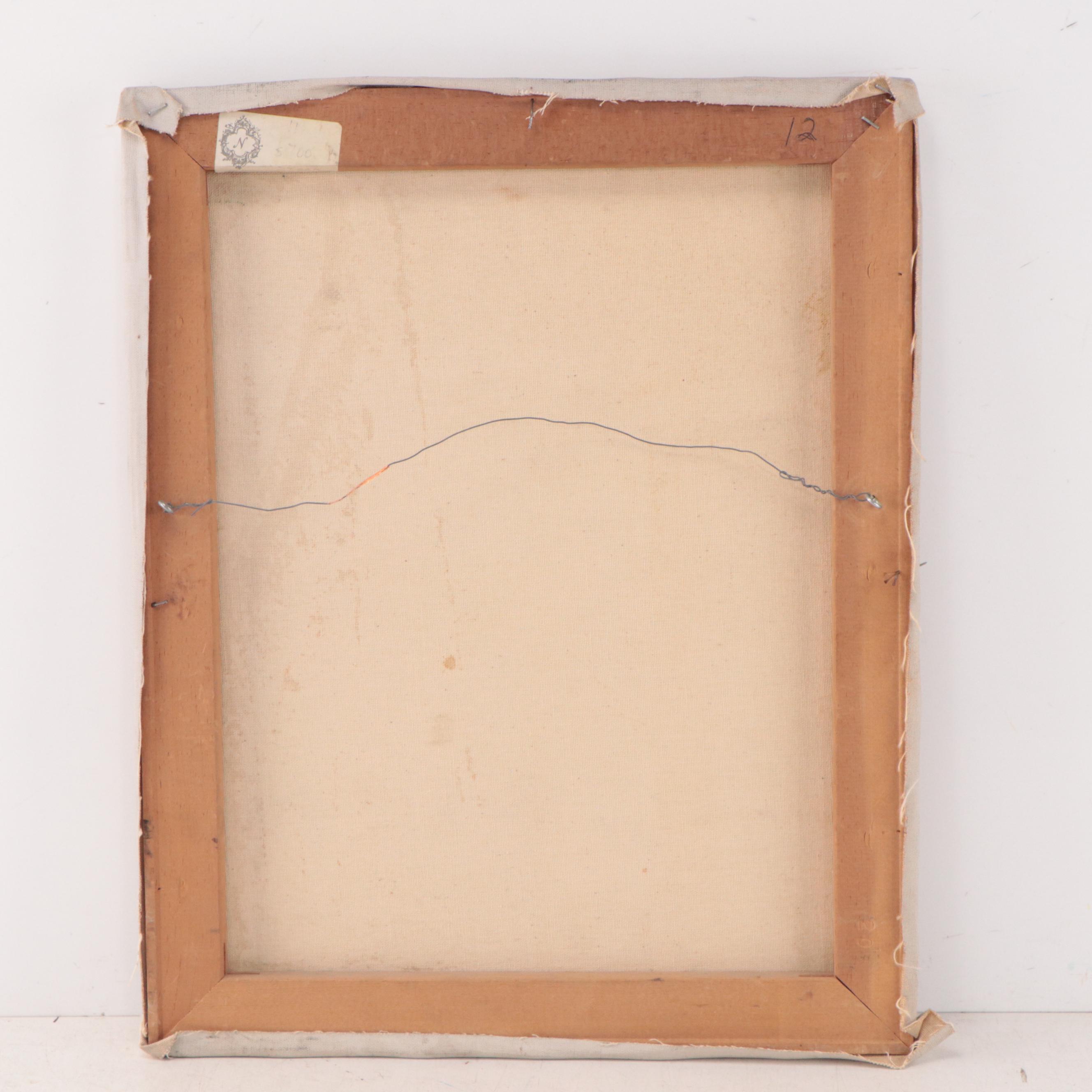 Mai Hoffer Floral Still Life Oil Painting, Mid - Late 20th Century