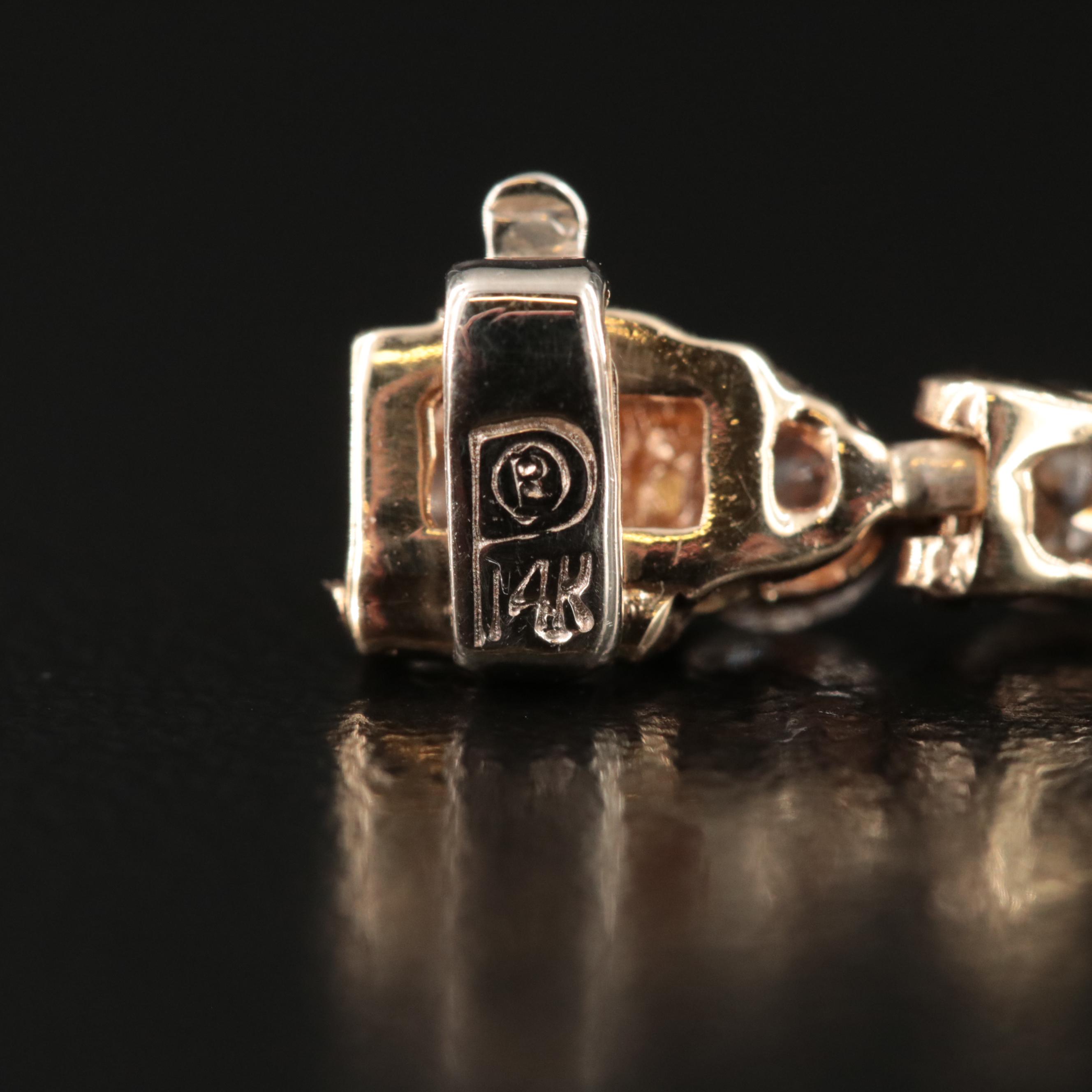 14K 6.10 CTW Diamond Tennis Bracelet