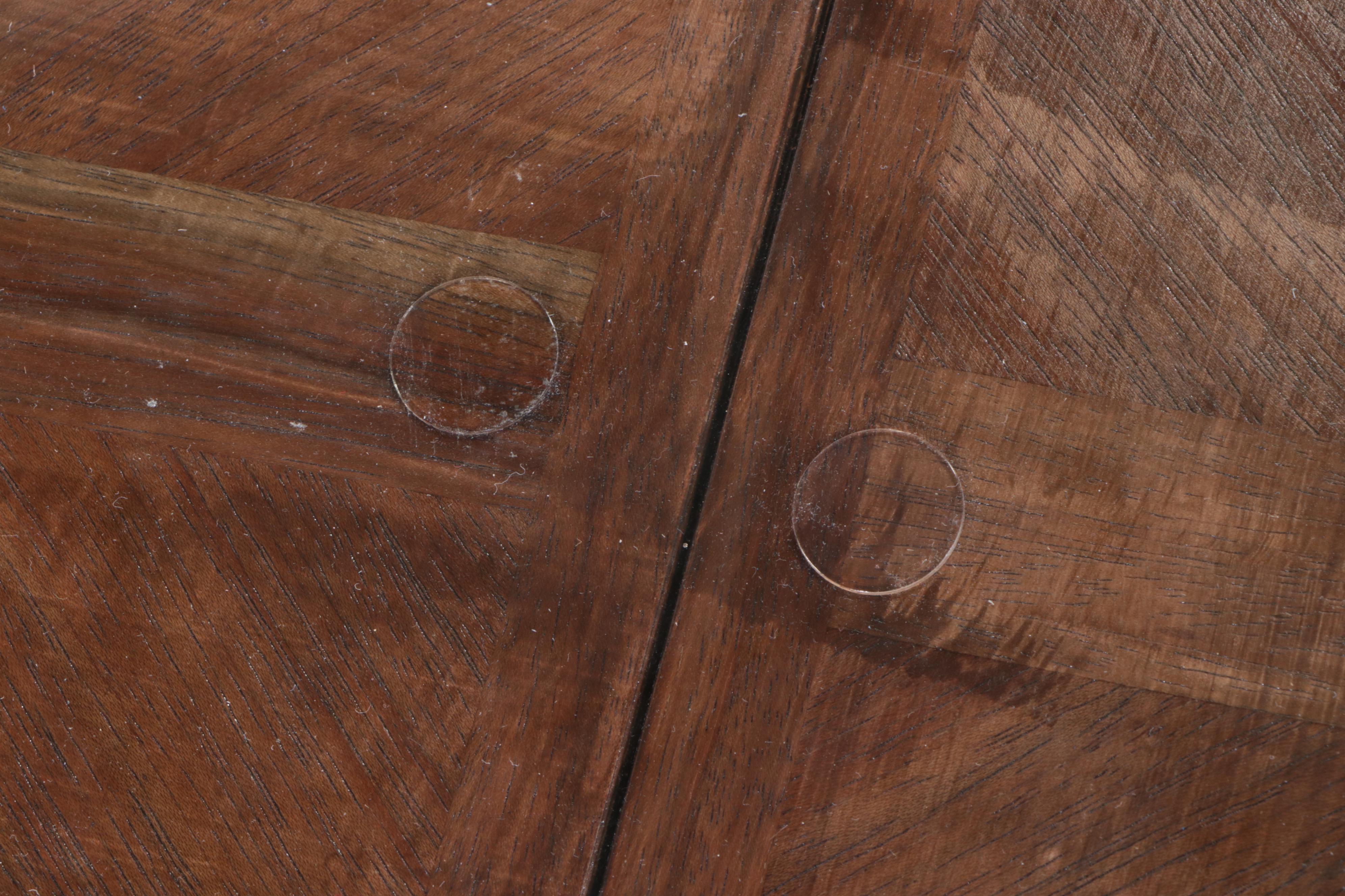 Mid Century Modern Pecan Five-Piece Dining Set, Mid to Late 20th Century