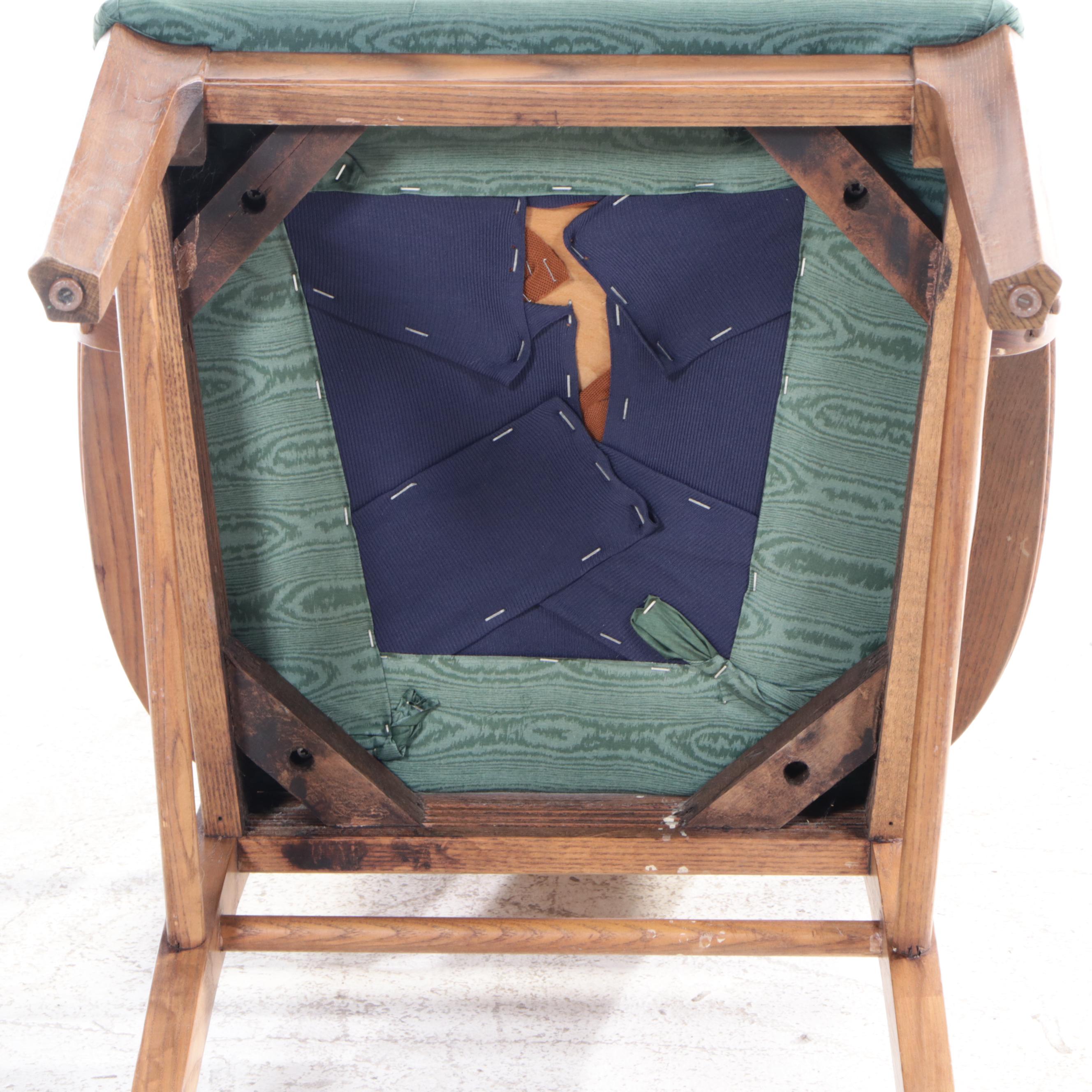 Mid Century Modern Pecan Five-Piece Dining Set, Mid to Late 20th Century