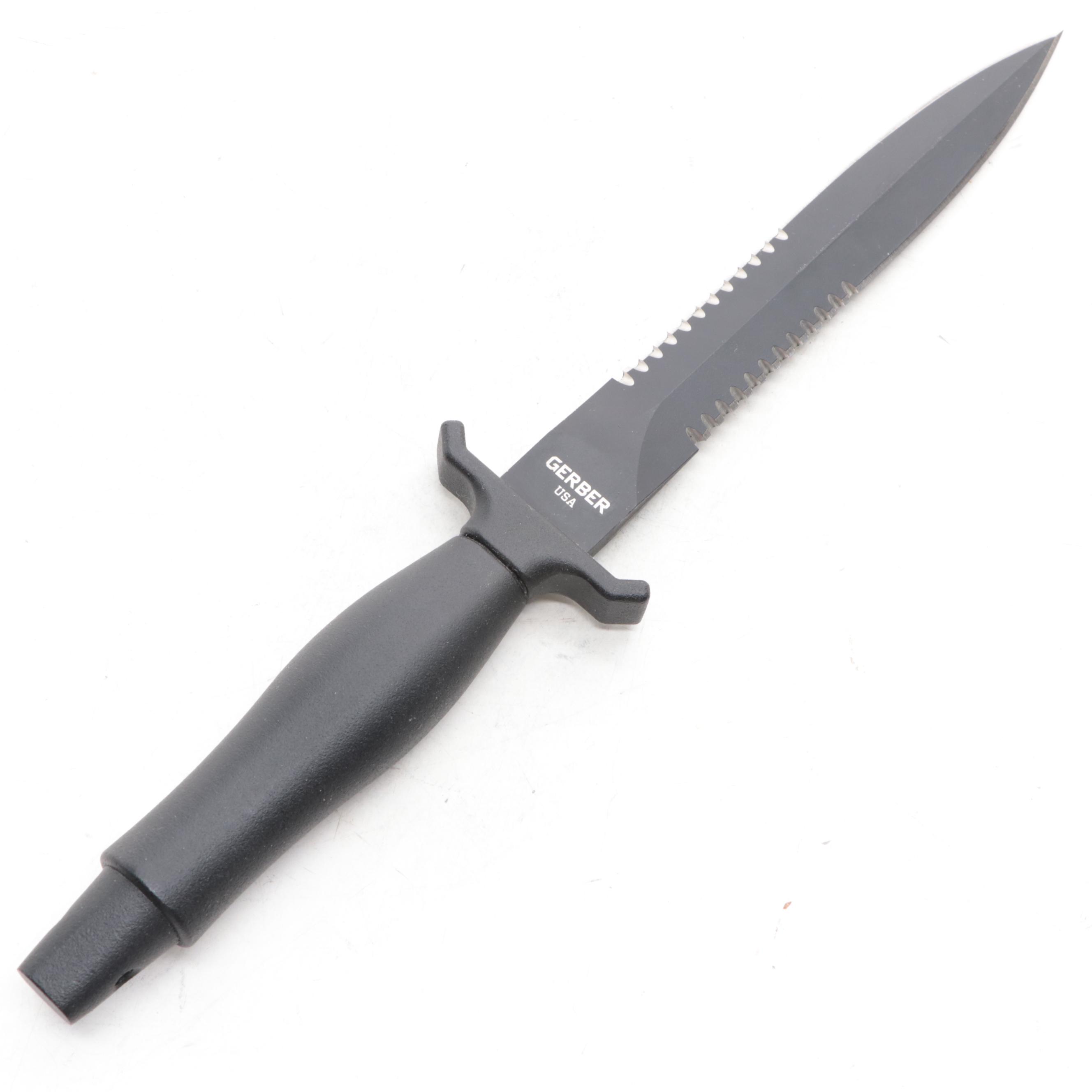 Gerber Mark II Fixed Blade Serrated Knife