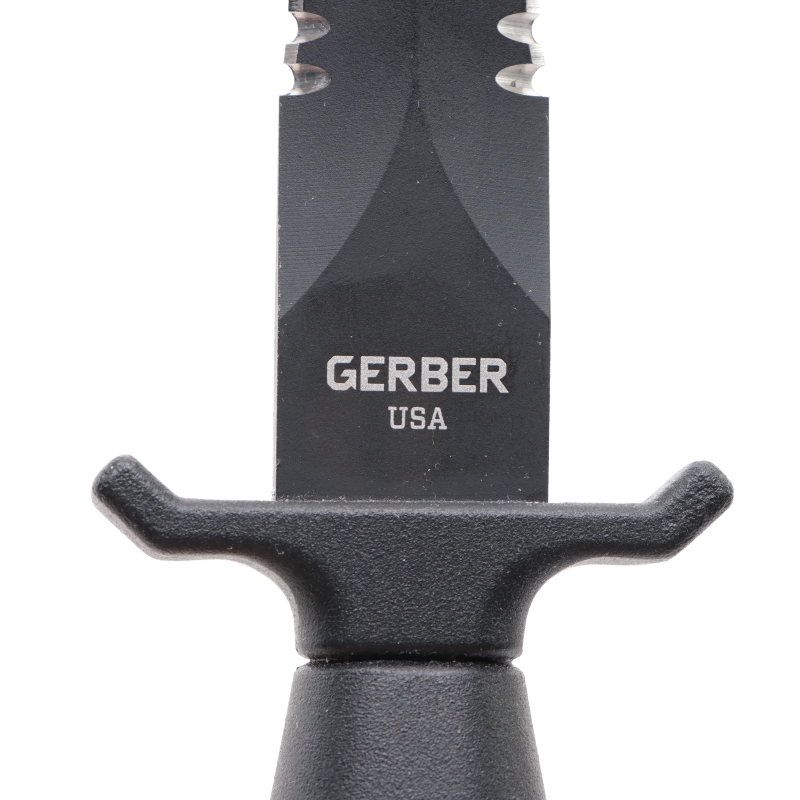 Gerber Mark II Fixed Blade Serrated Knife