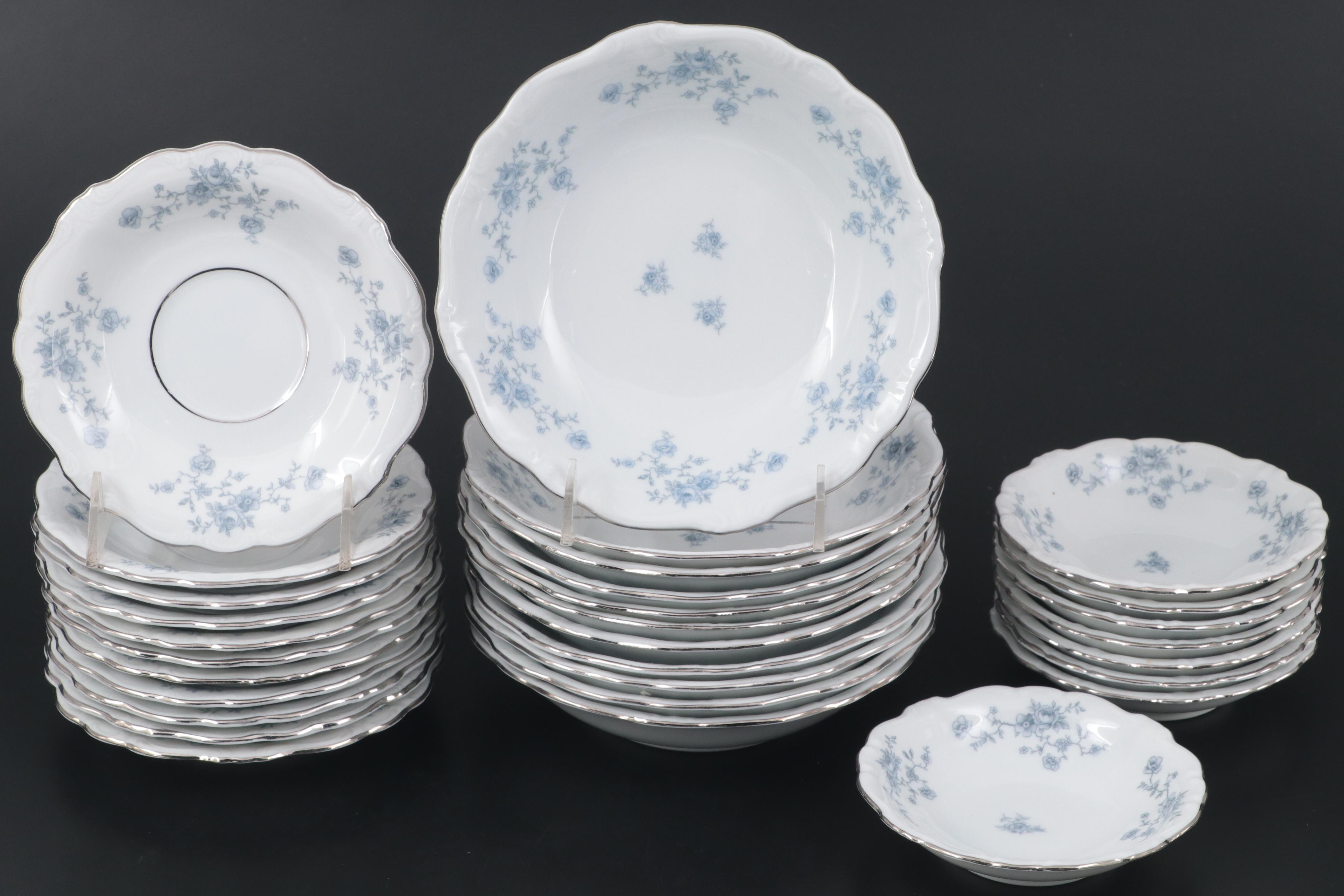 Johann Haviland "Blue Garland" Porcelain Dinnerware, 1974–1990