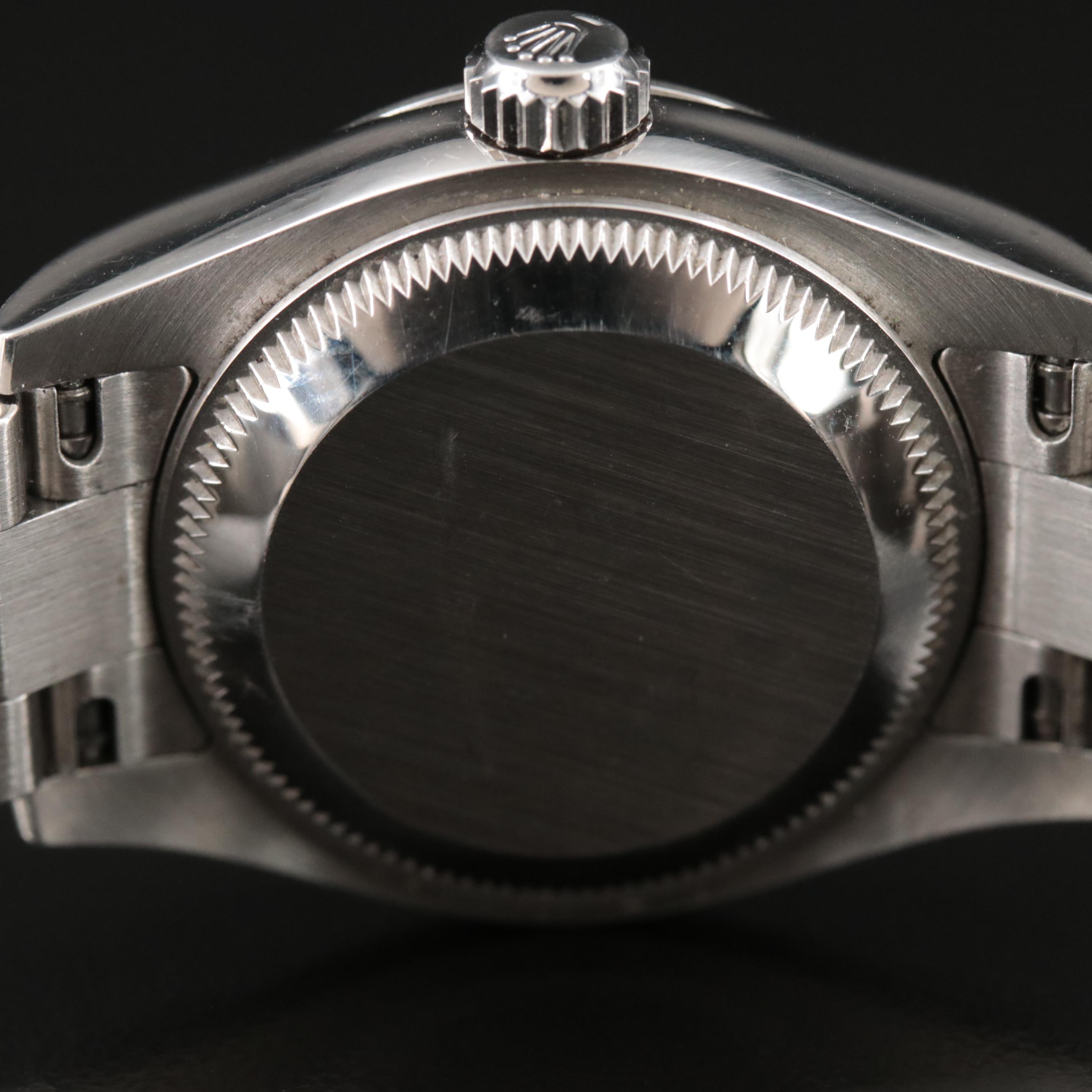 Rolex Oyster Perpetual Olive Green Dial Watch