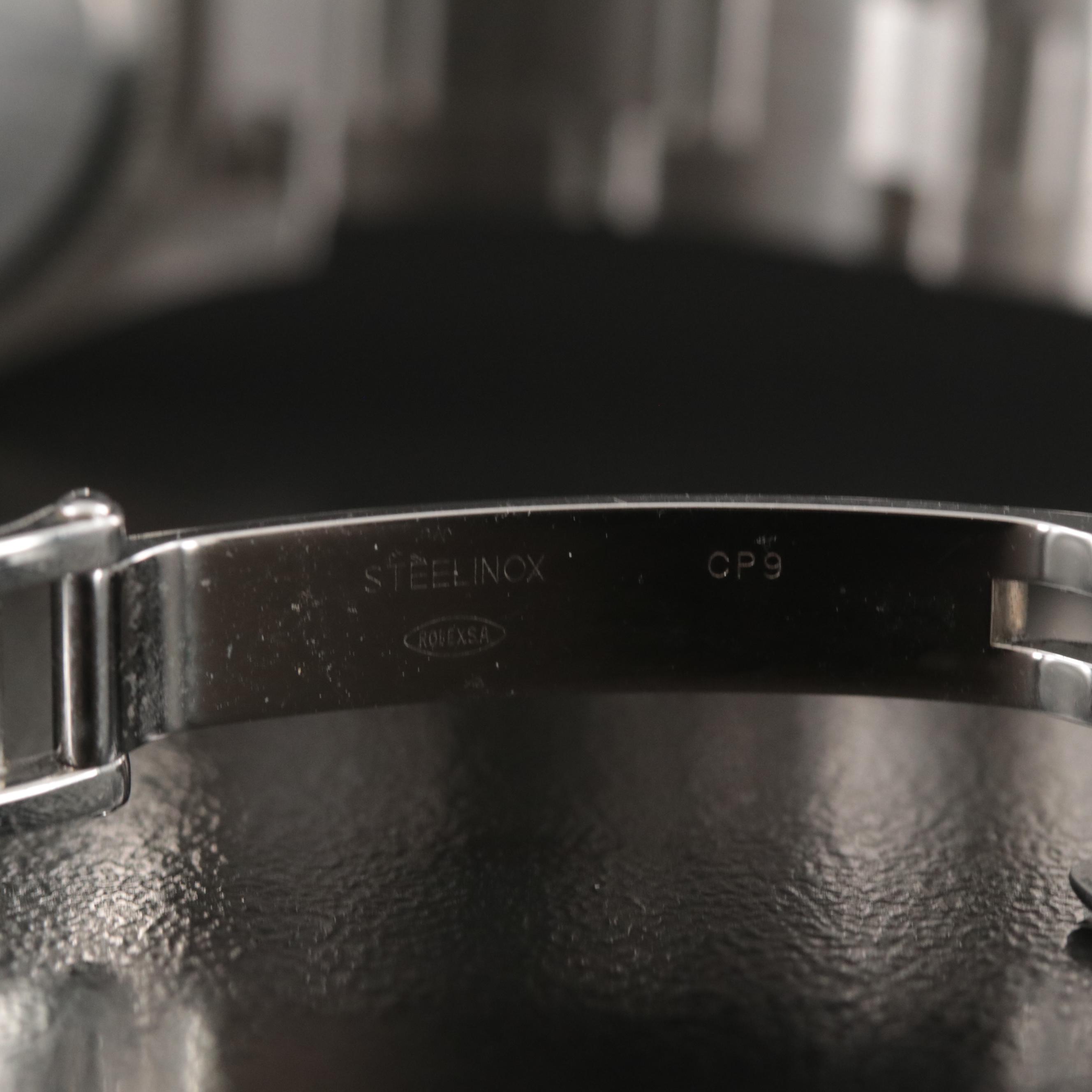 Rolex Oyster Perpetual Olive Green Dial Watch