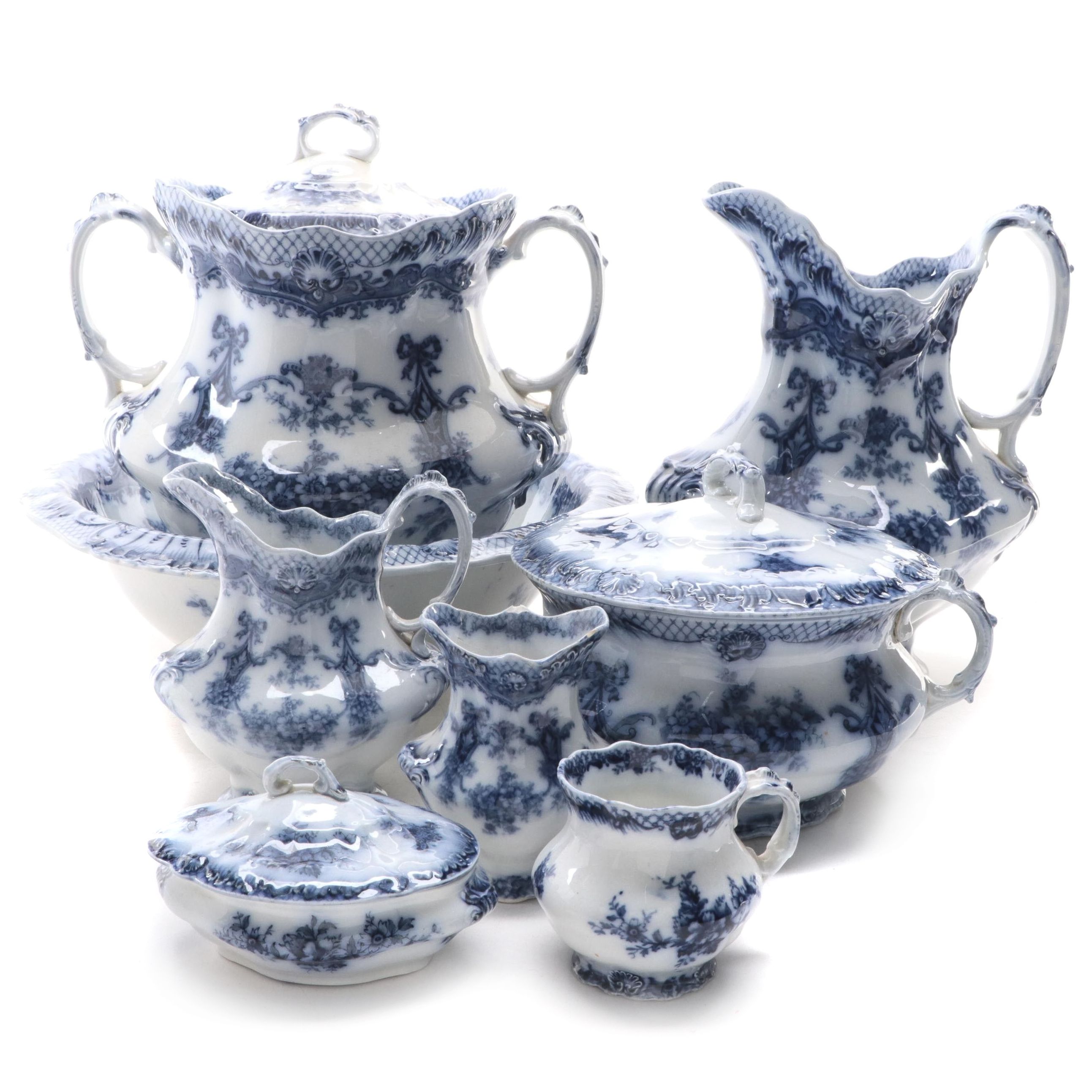 Wood & Sons "Princess" Pitchers, Basin, Chamber Pot and More