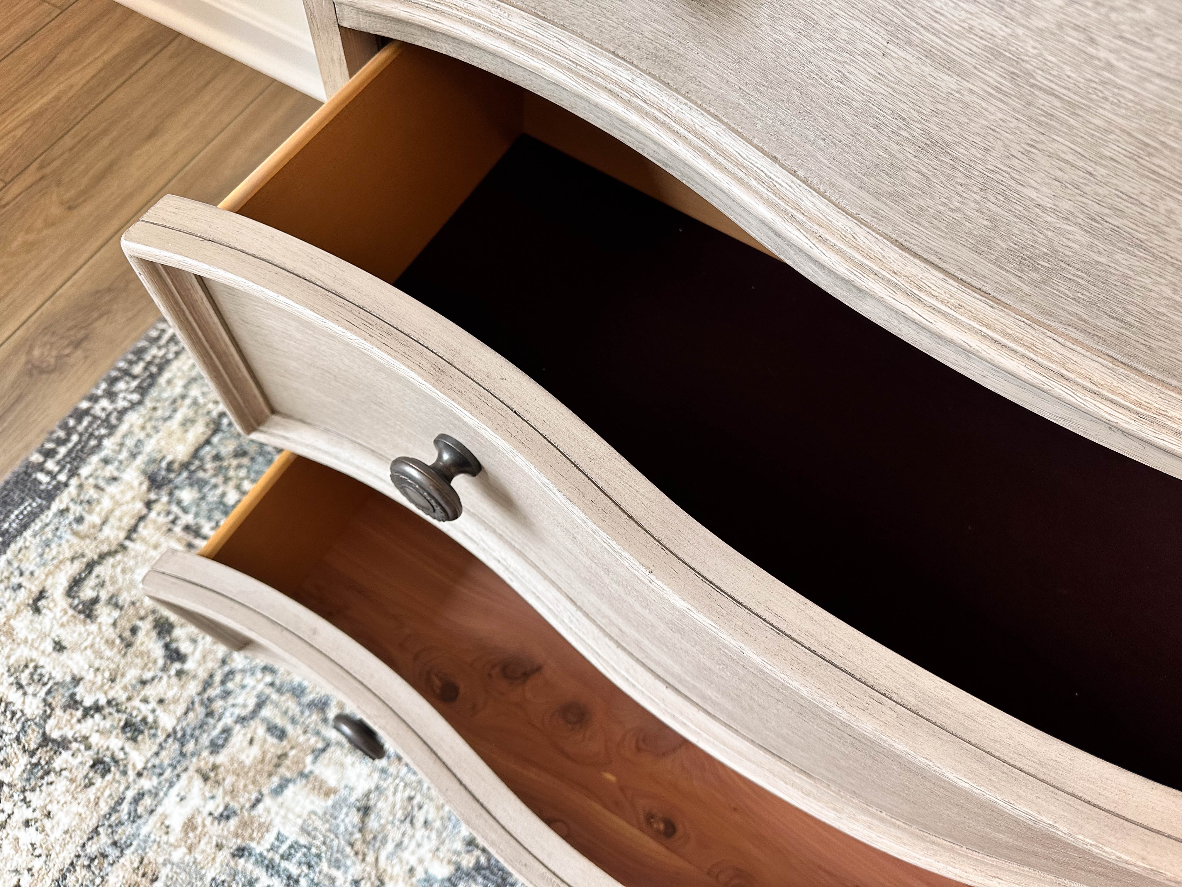 Cerused-Finish Chest of Drawers