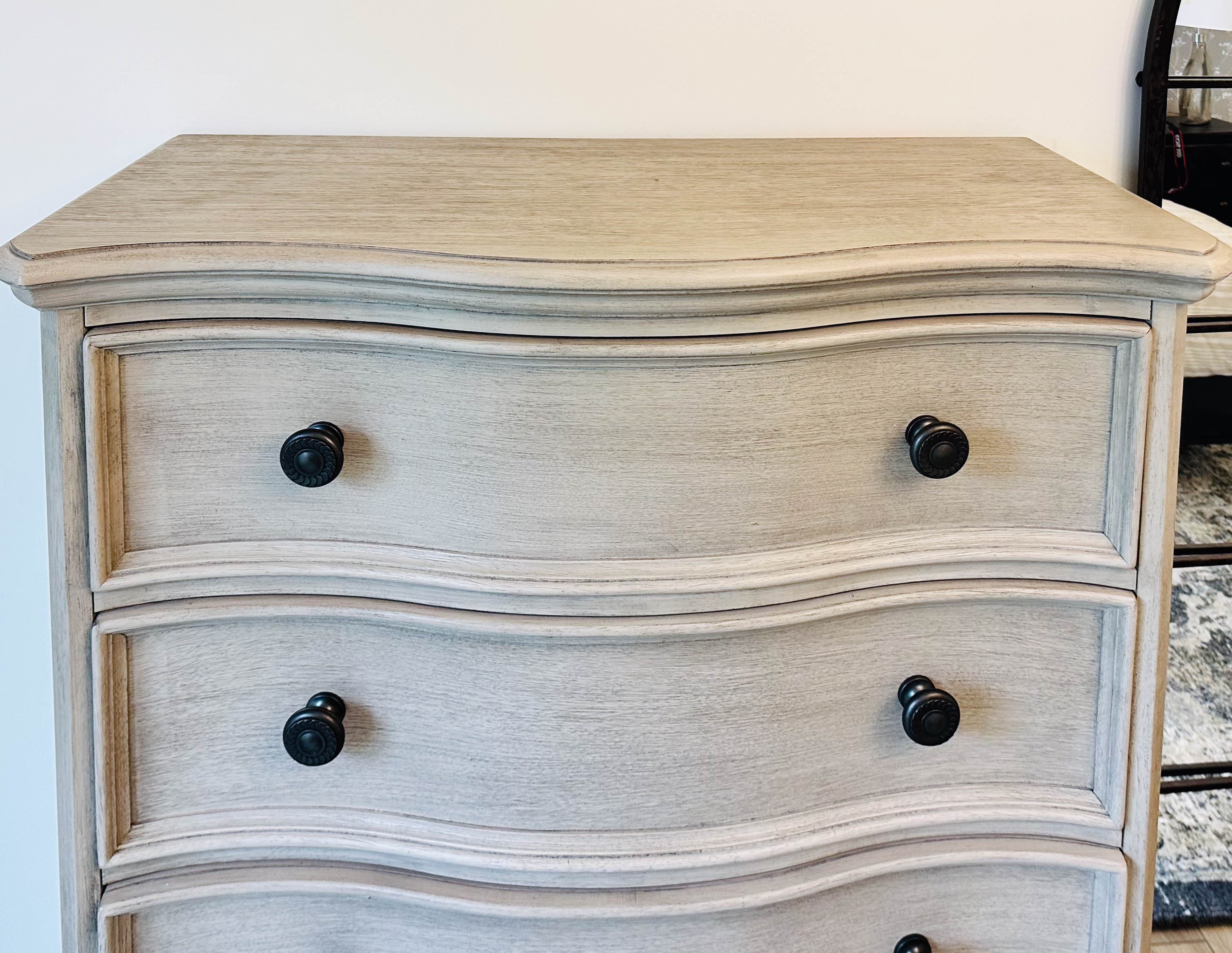 Cerused-Finish Chest of Drawers