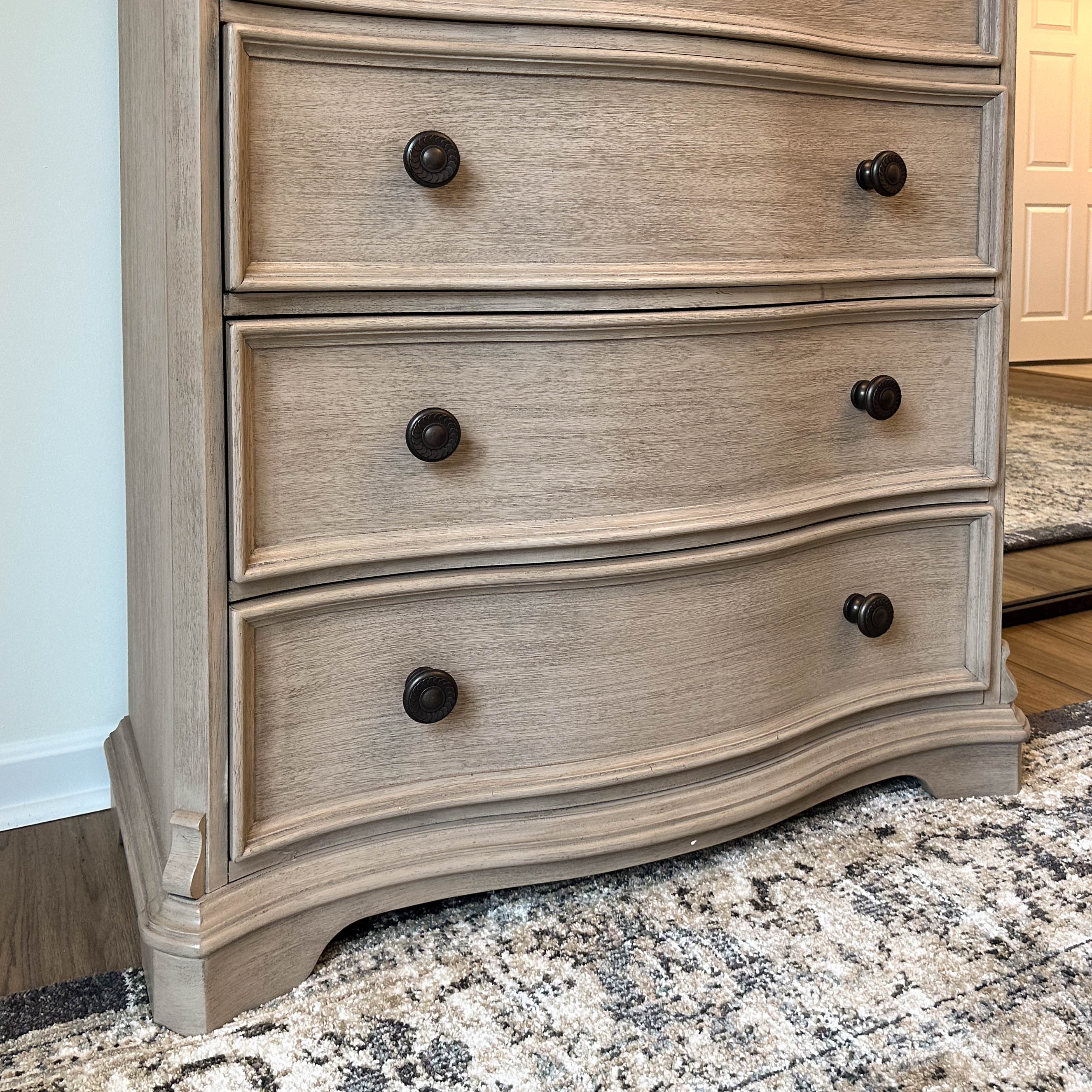 Cerused-Finish Chest of Drawers