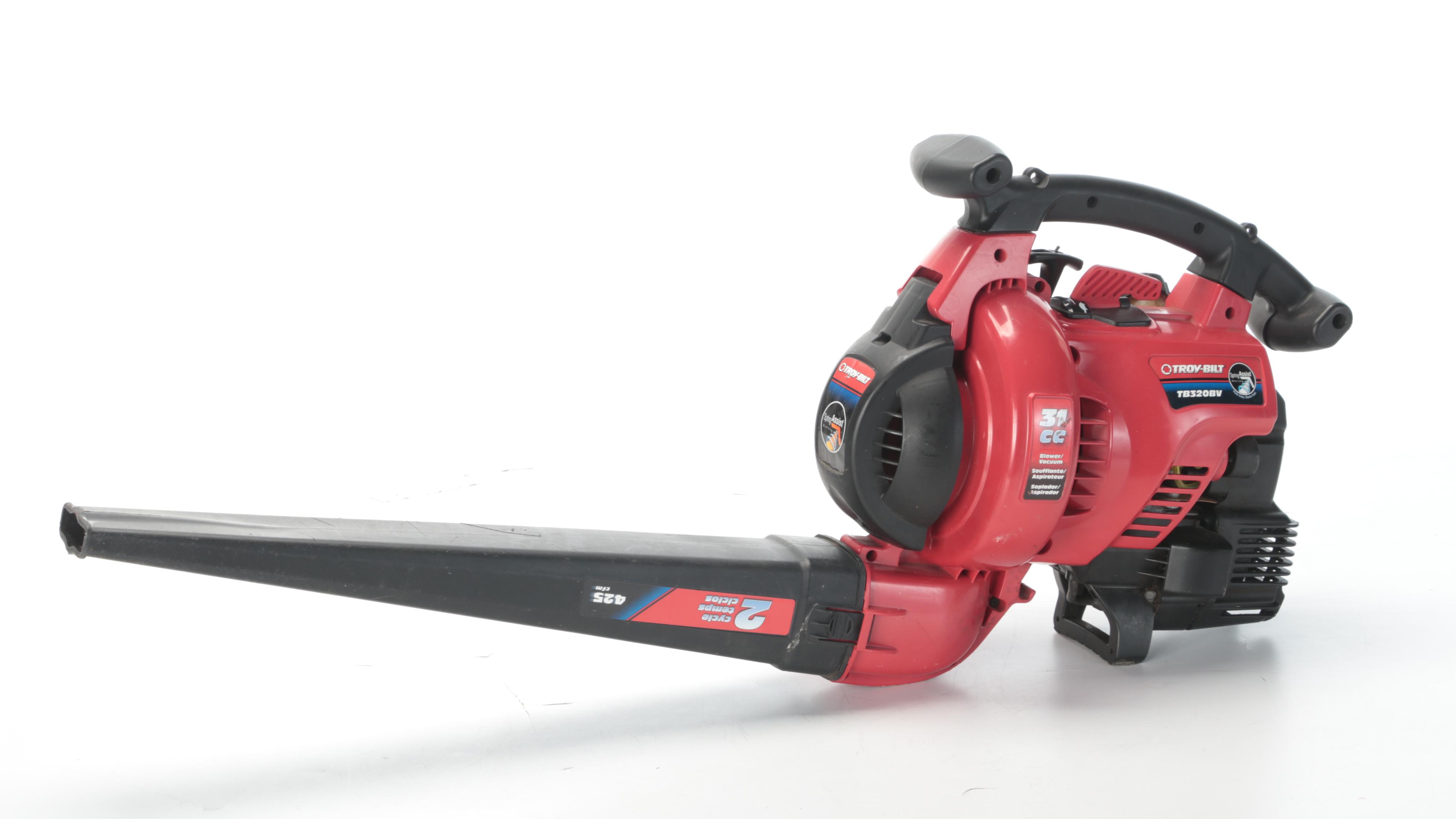 Troy-Bilt TB320BV Two Cycle Gas Powered Leaf Blower Vacuum