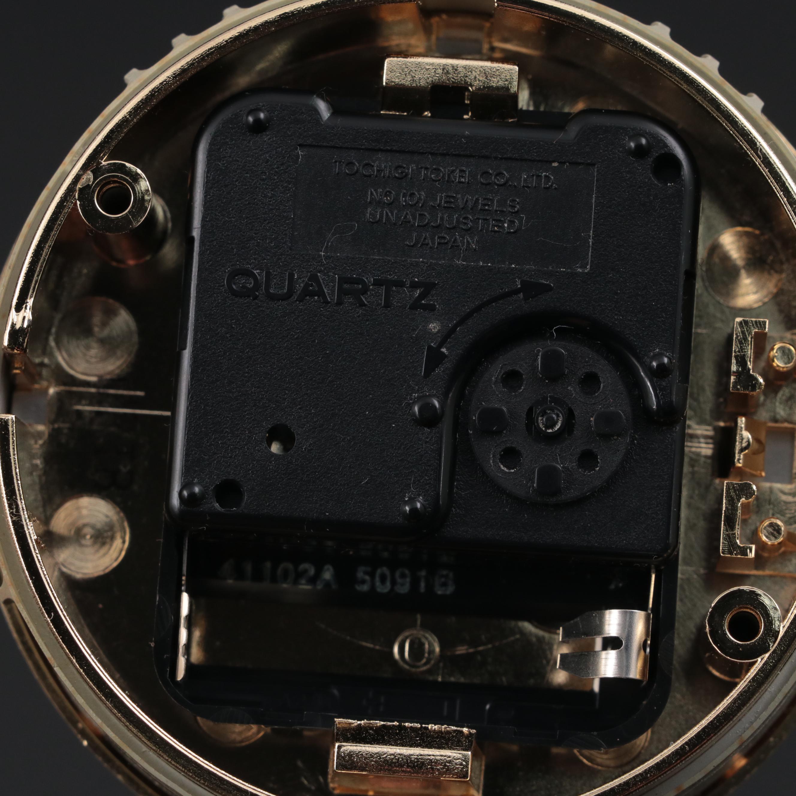 Waterford Crystal Octagonal Desk Clock, Late 20th Century