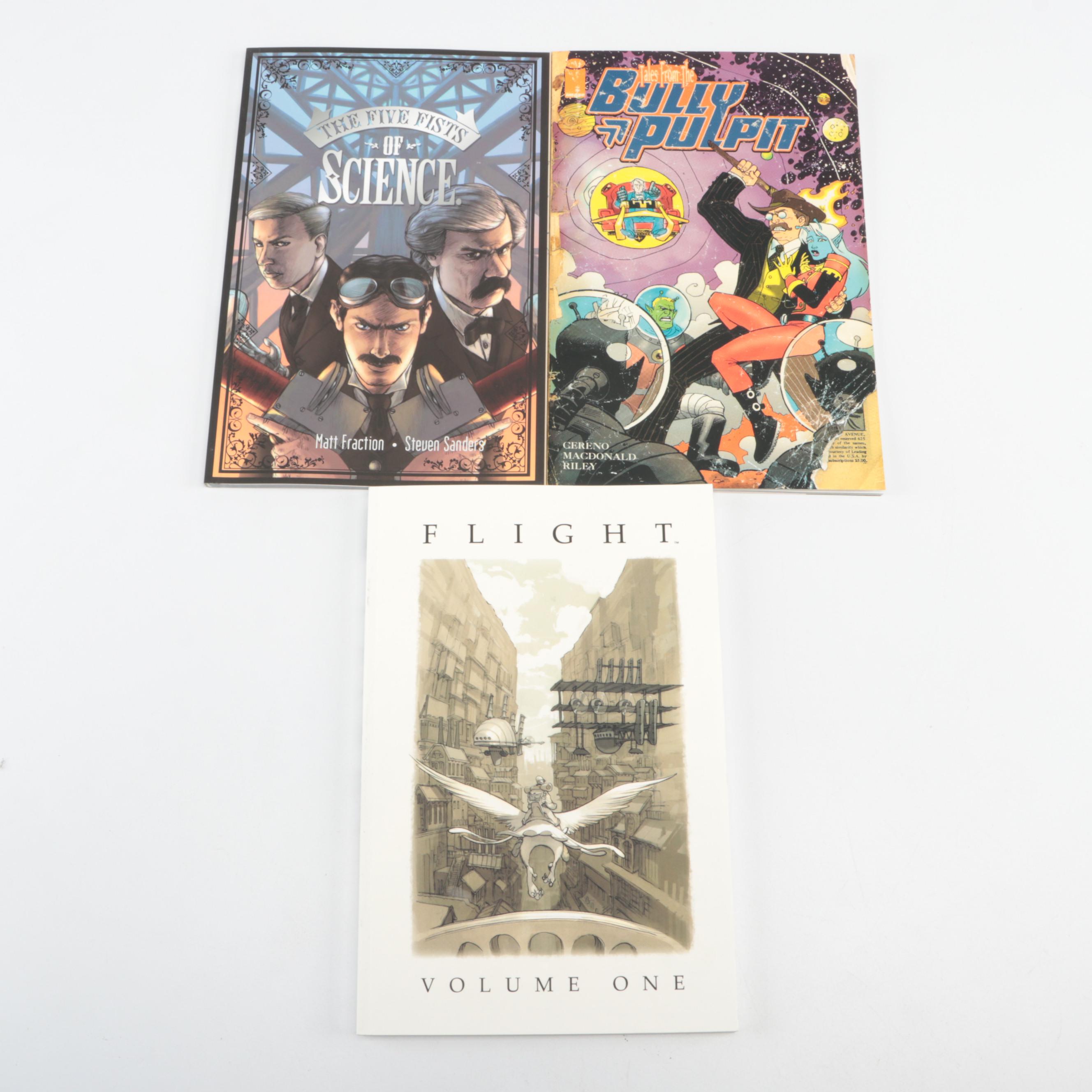 Modern Age "E.V.E. Proto Mecha", "Legs", "Flight", and More Comic Books