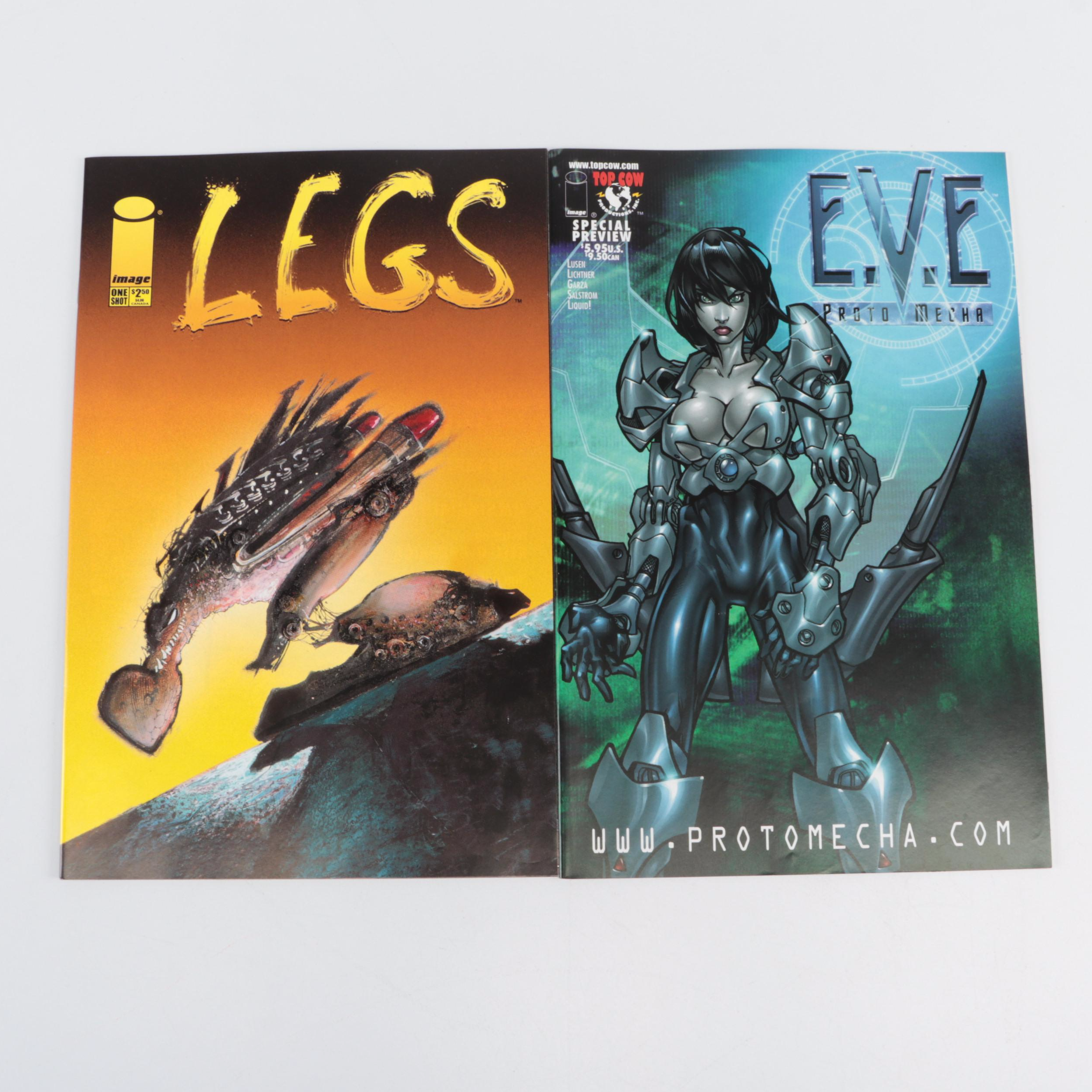 Modern Age "E.V.E. Proto Mecha", "Legs", "Flight", and More Comic Books