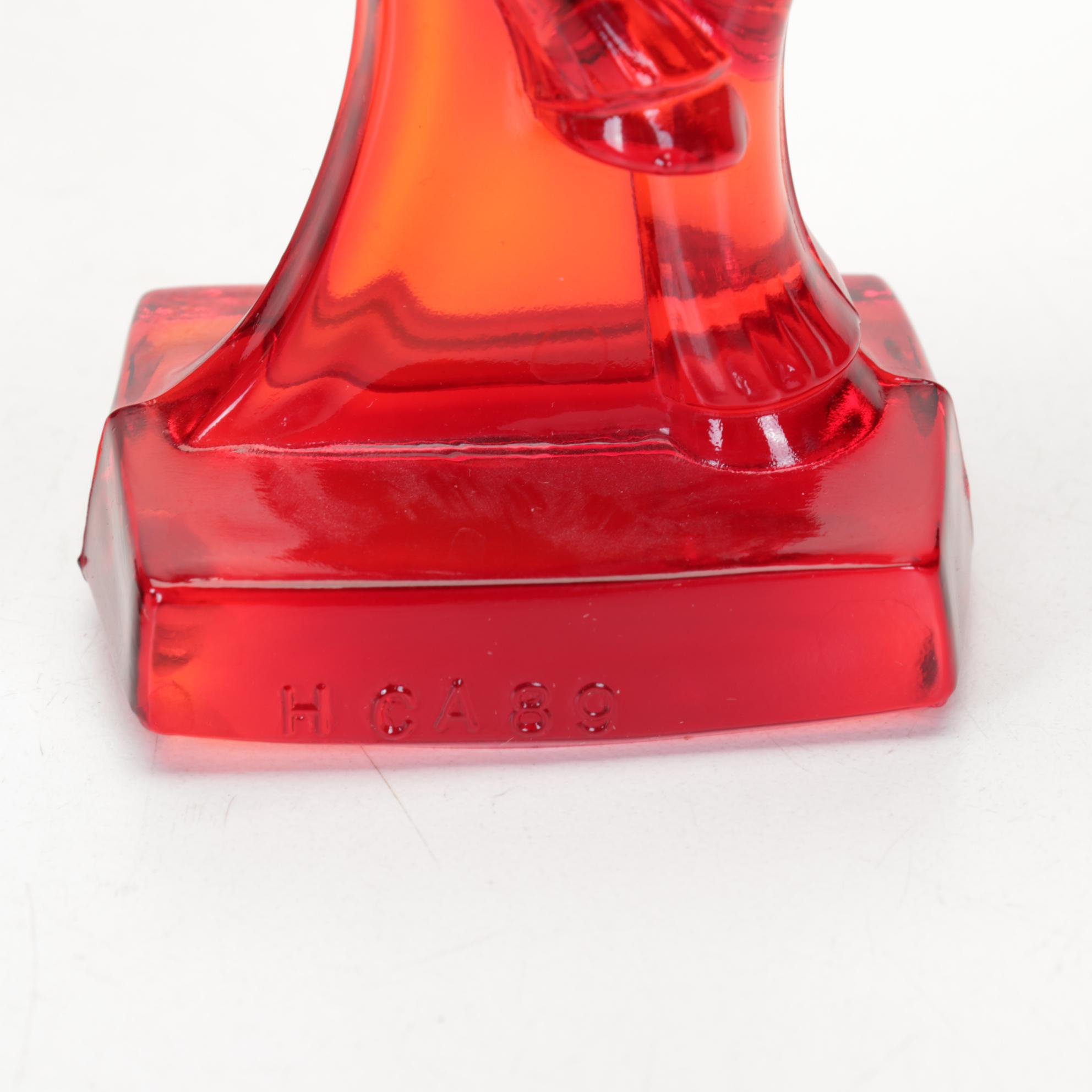 Heisey by Dalzell Viking, Imperial Red and Amber Oscar, Filly, Colt Glass Horses