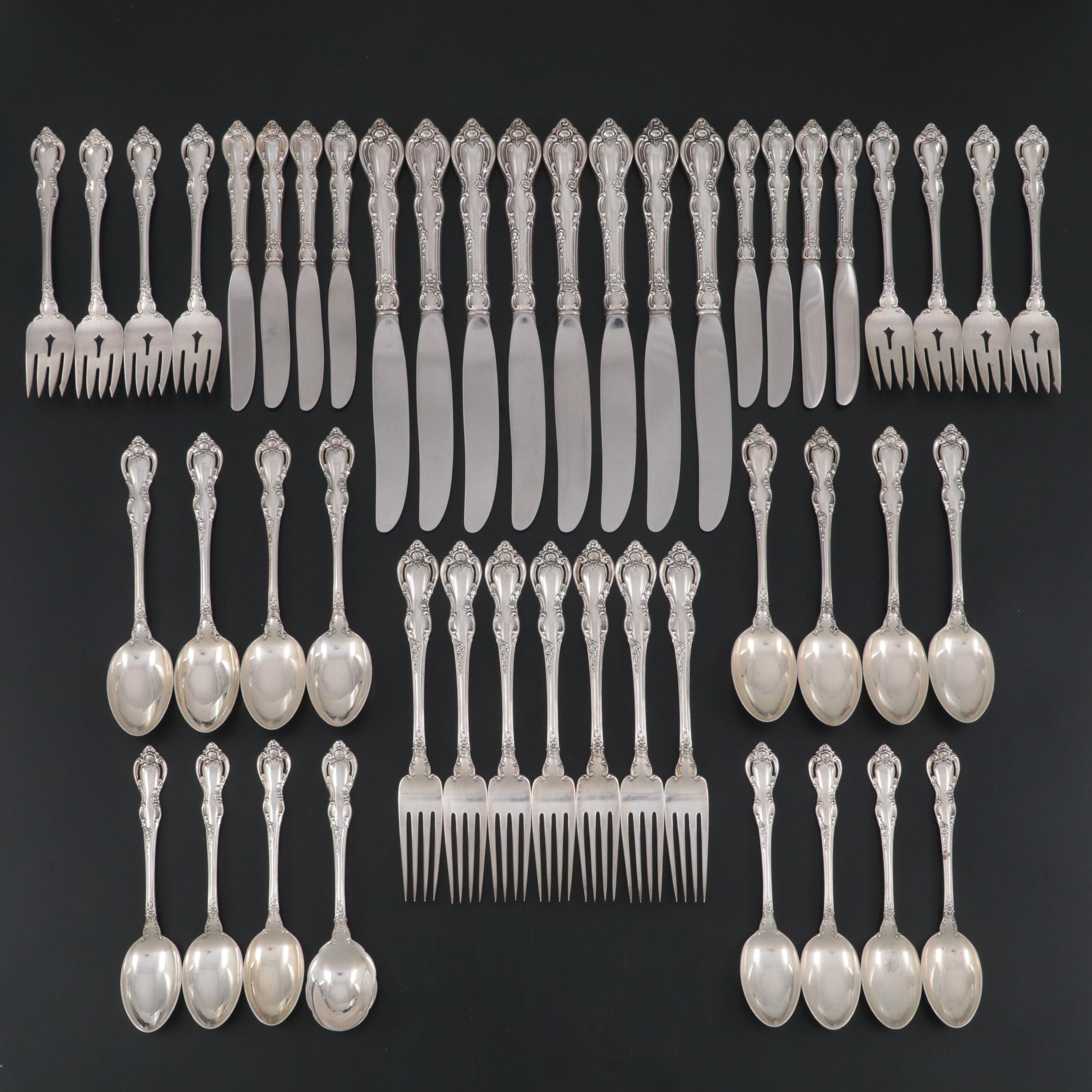 Towle "Spanish Provincial" Sterling Silver Flatware, Mid to Late 20th Century