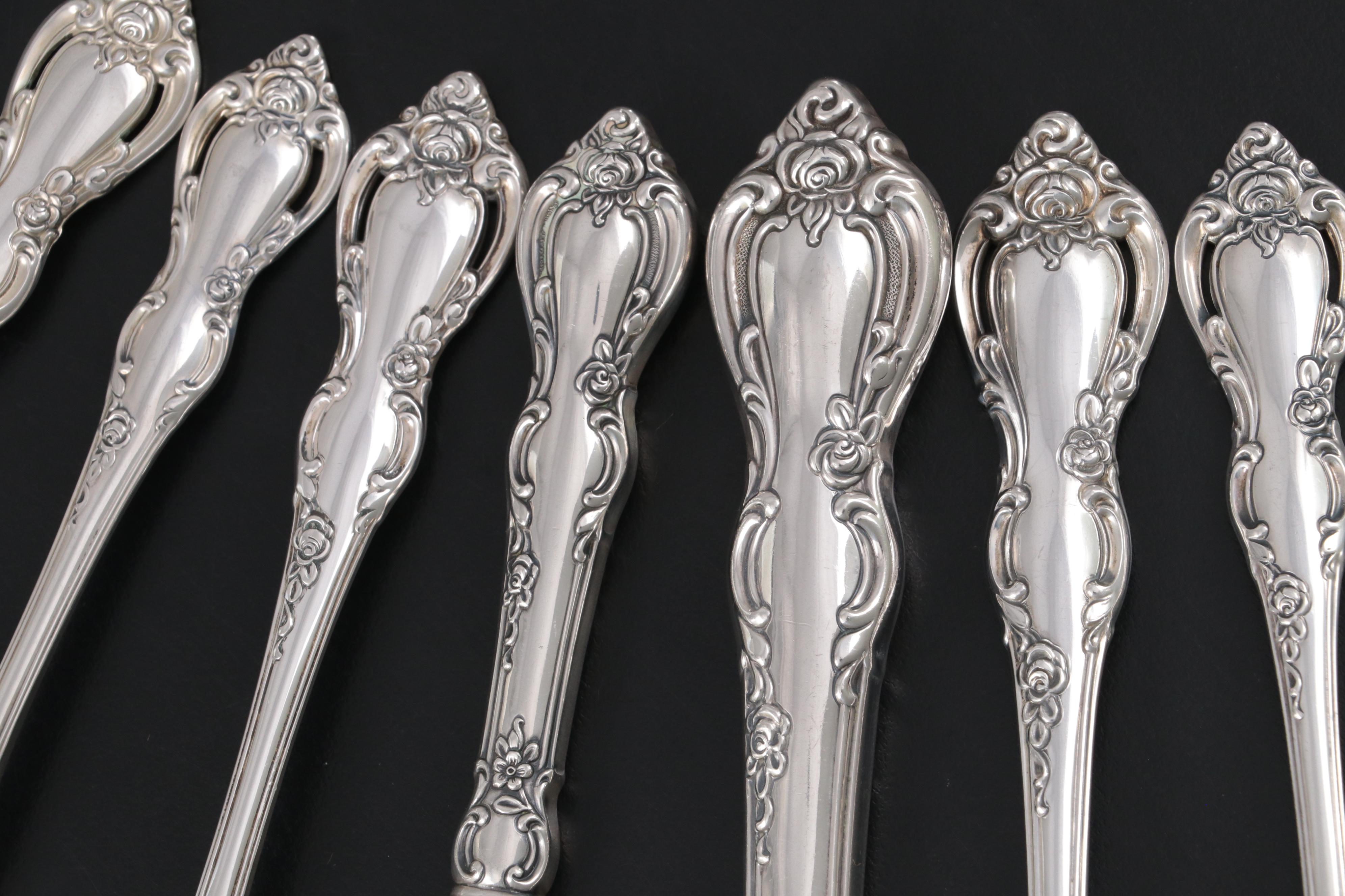 Towle "Spanish Provincial" Sterling Silver Flatware, Mid to Late 20th Century