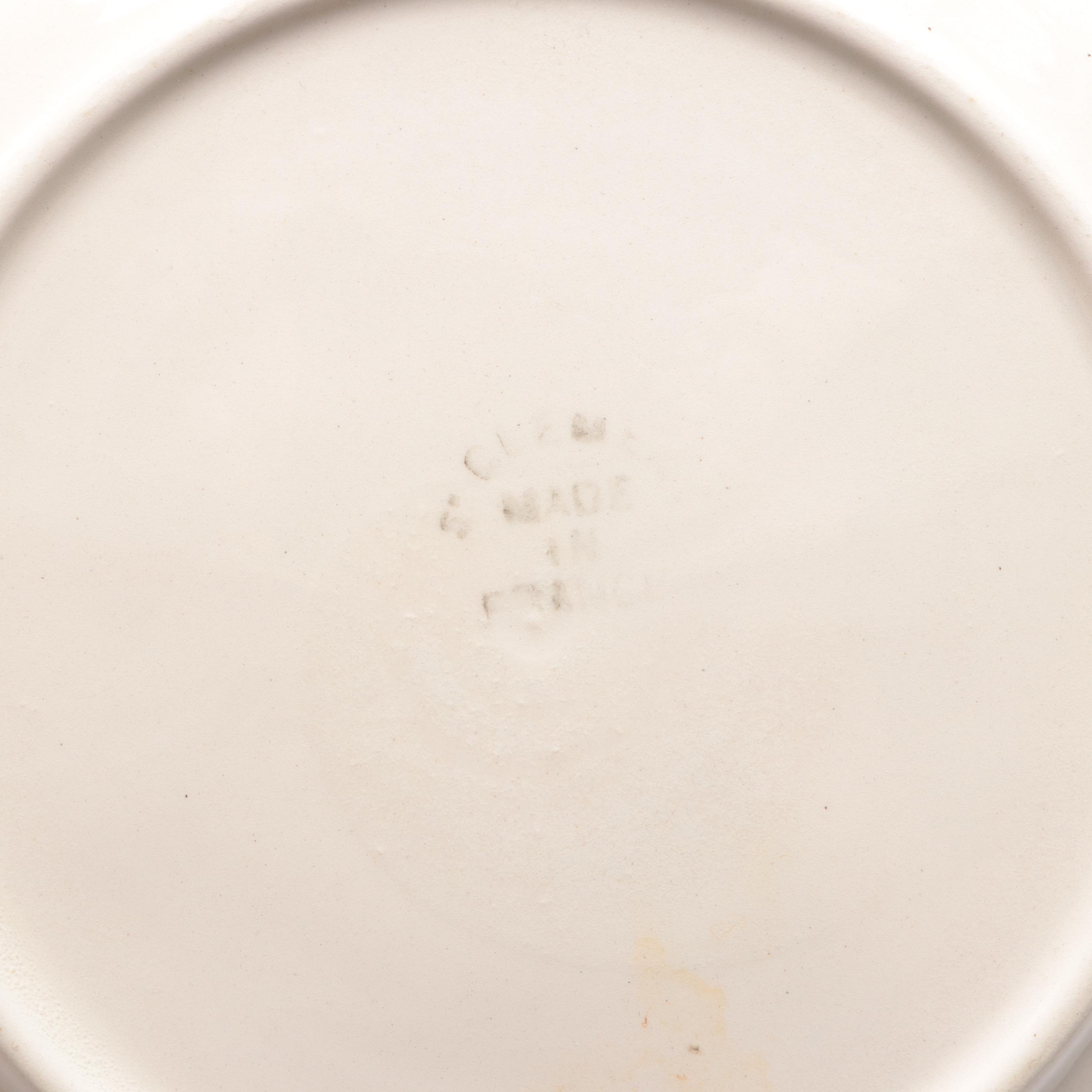 St. Clement Fruit Motif Ceramic Plates with Burleigh Ironstone Teacups and More