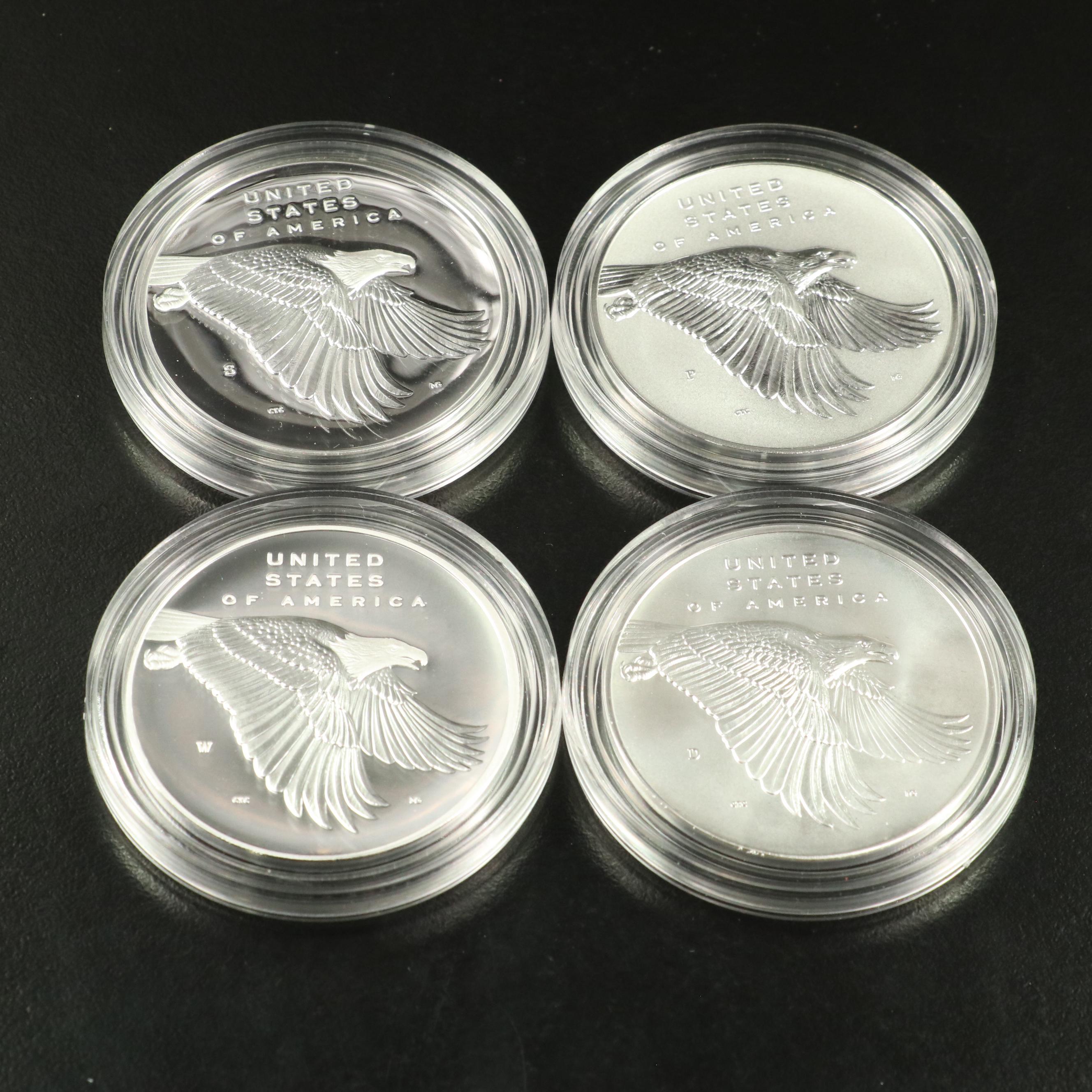 2017 American Liberty 225th Anniversary Silver Four Medal Set