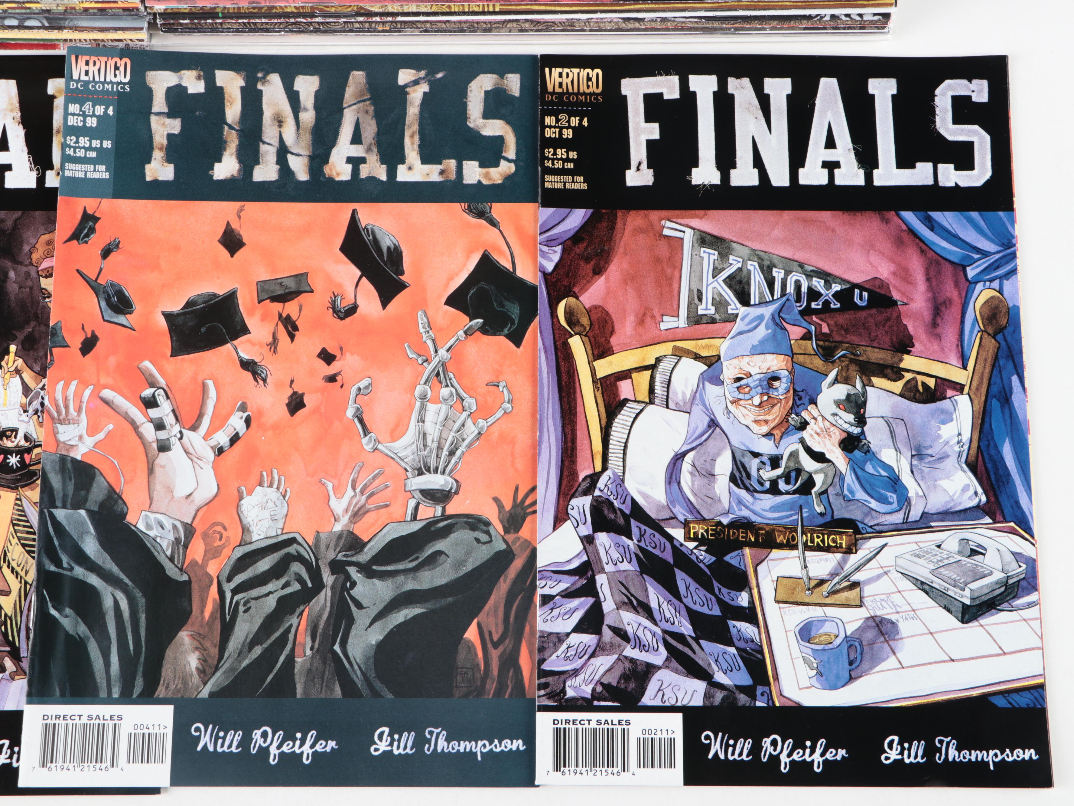 Modern Age "Finals", "Greek Street", and "The Unwritten" Vertigo Comic Books