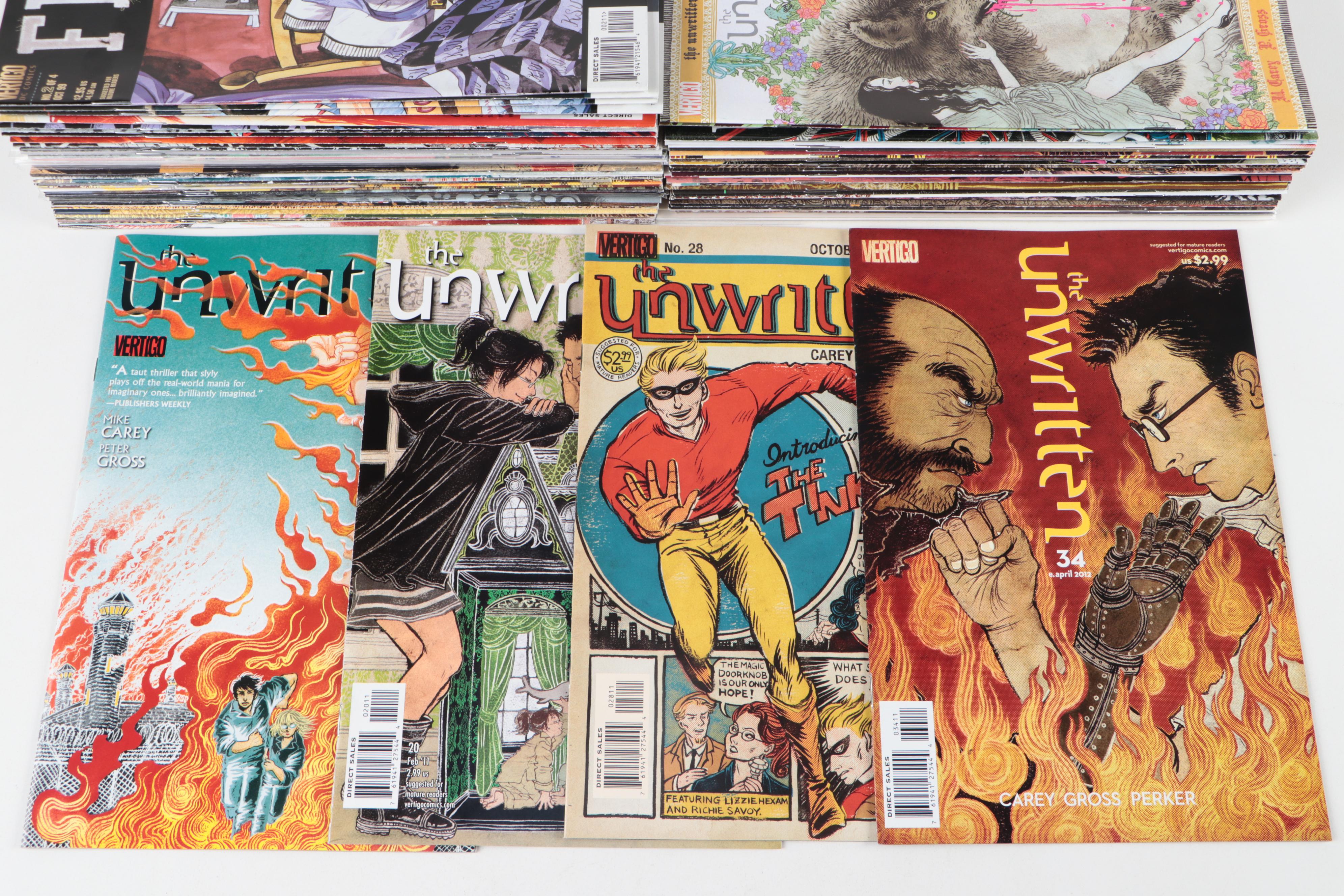 Modern Age "Finals", "Greek Street", and "The Unwritten" Vertigo Comic Books