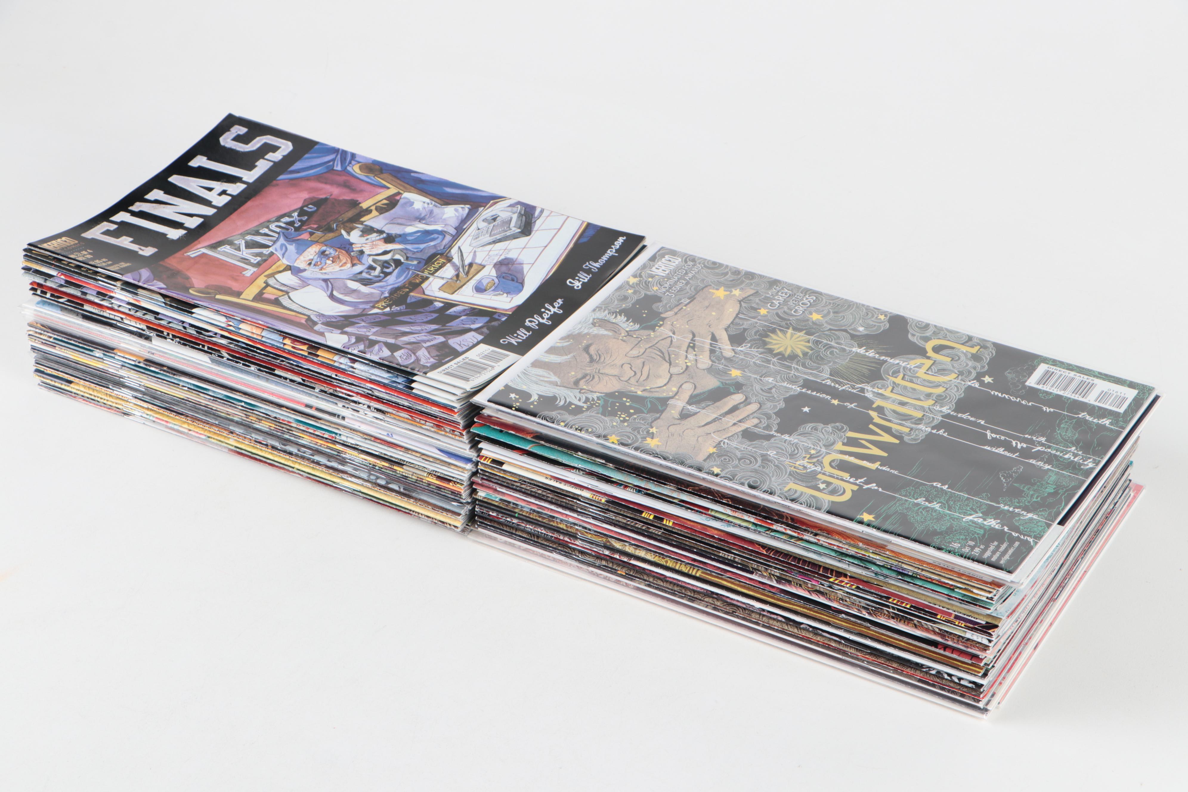 Modern Age "Finals", "Greek Street", and "The Unwritten" Vertigo Comic Books