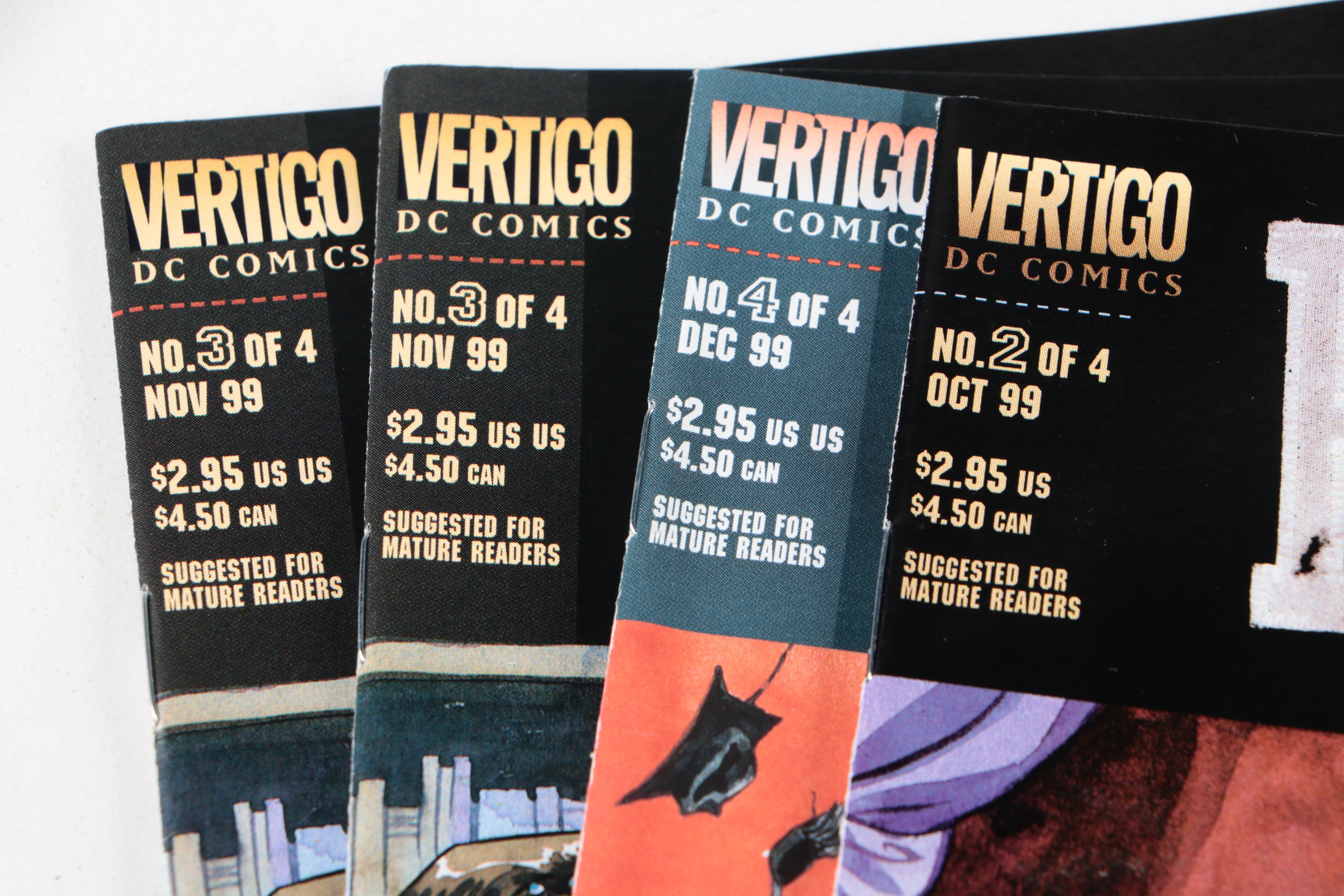 Modern Age "Finals", "Greek Street", and "The Unwritten" Vertigo Comic Books