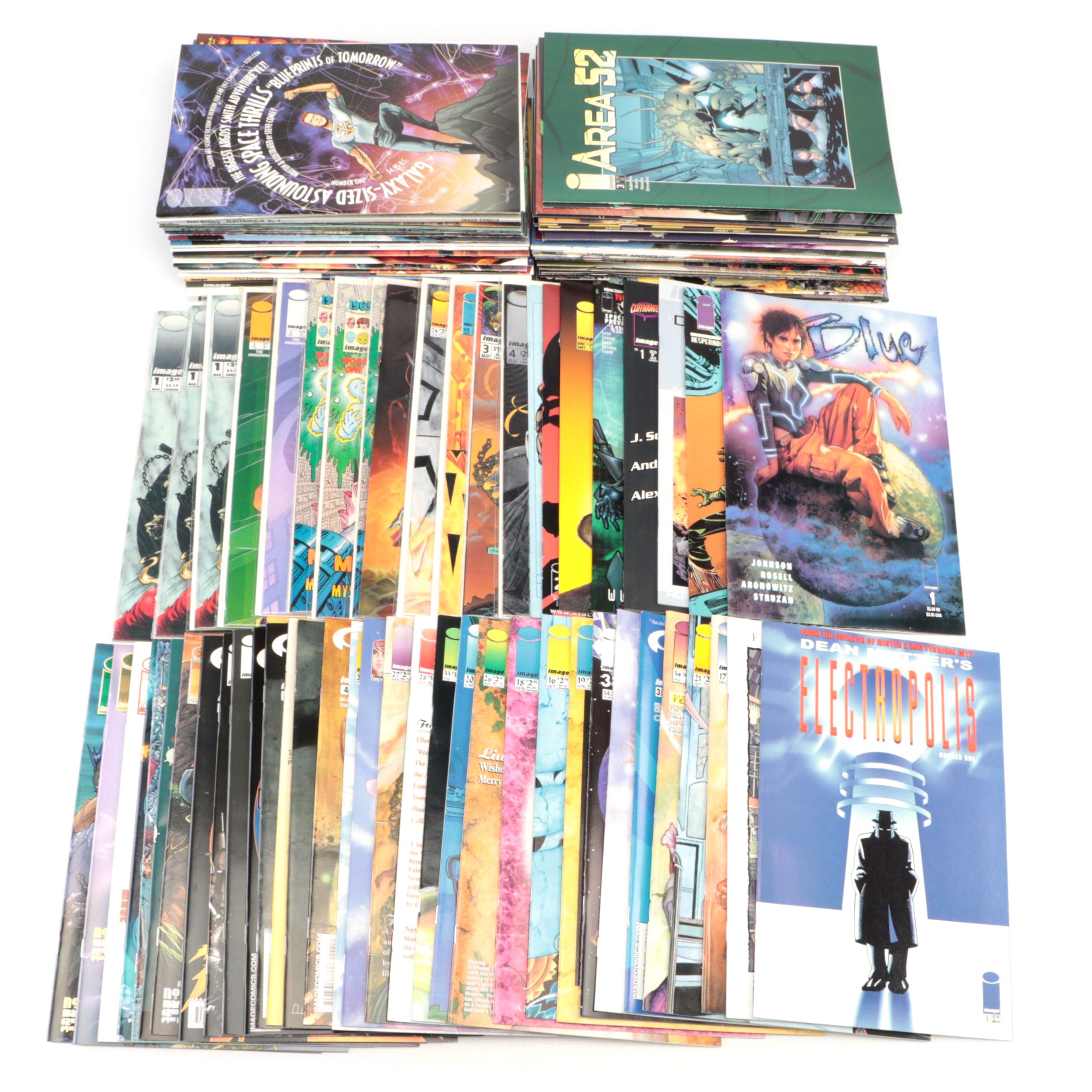 Modern Age "E.V.E. Proto Mecha", "Legs", "Flight", and More Comic Books