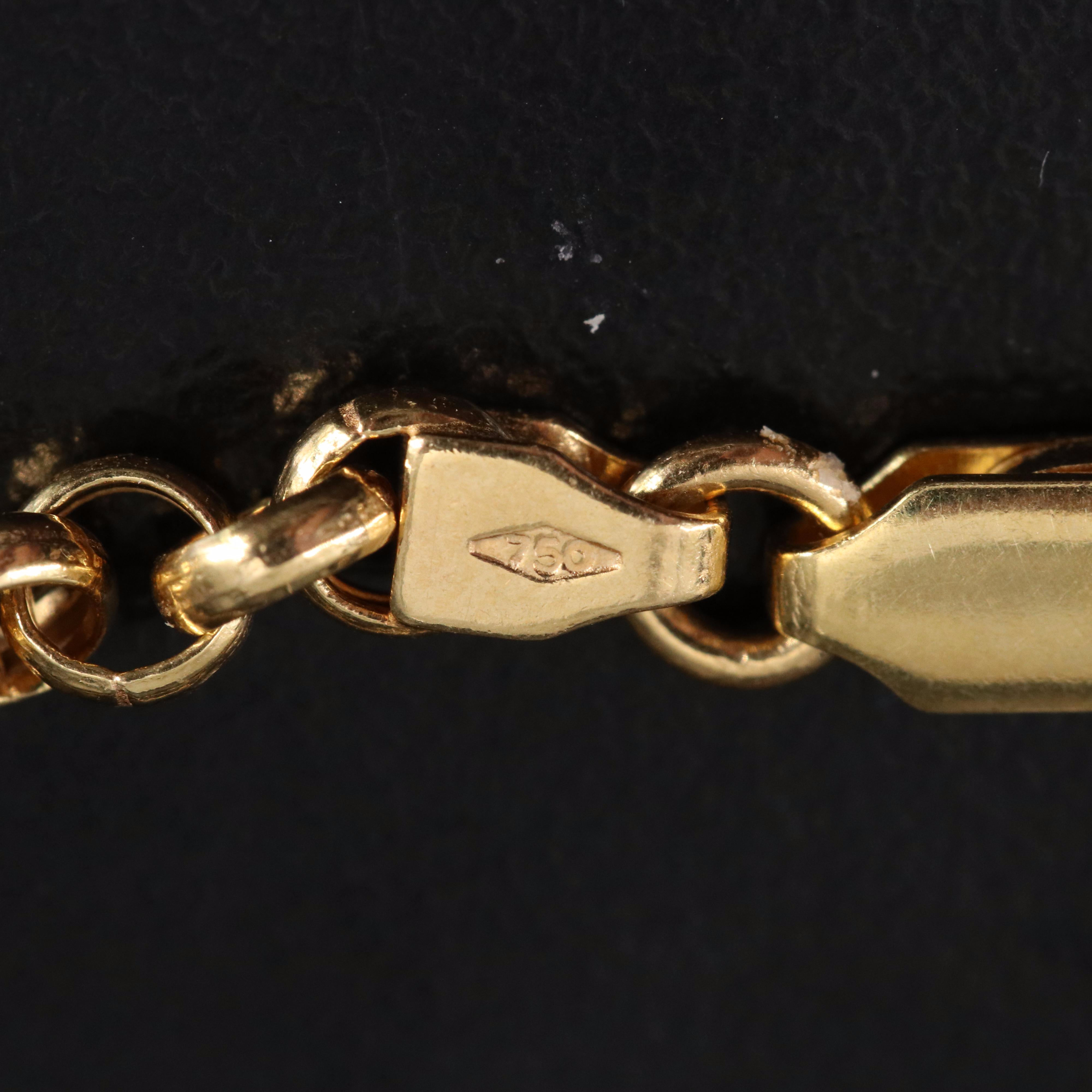 18K Rolo Chain Necklace