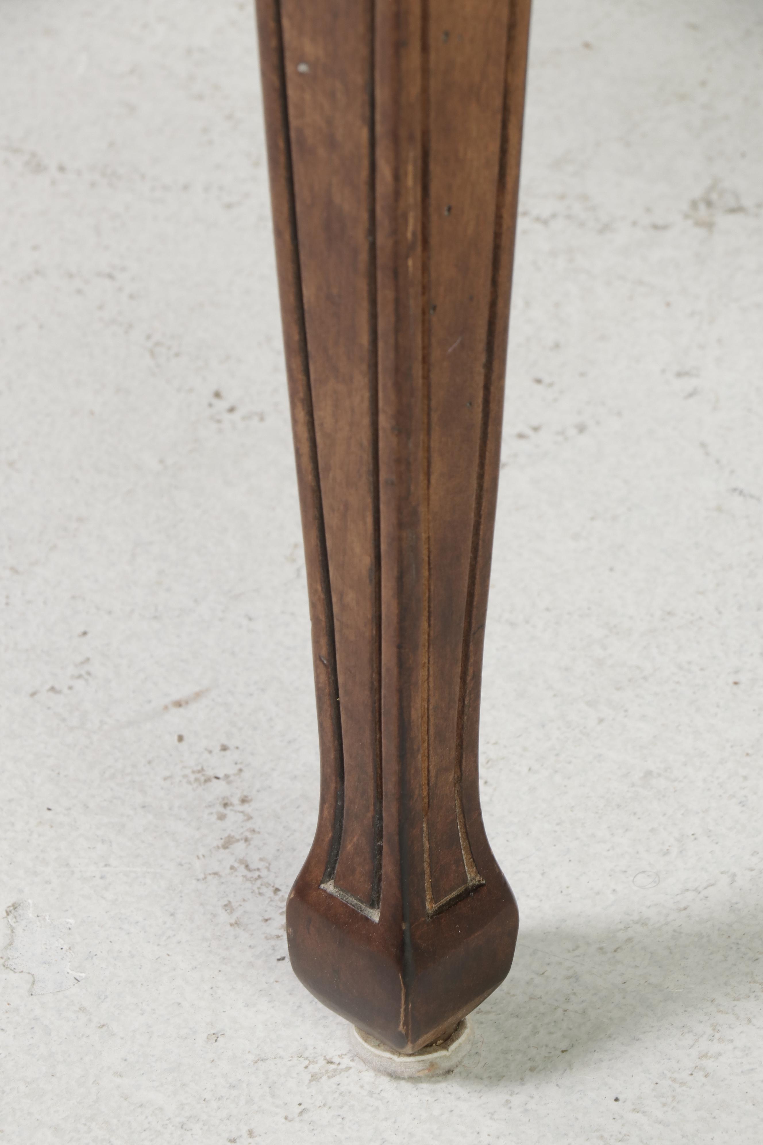 George III Style Armchair Plus French Provincial Style Table, Incl. Fairfield