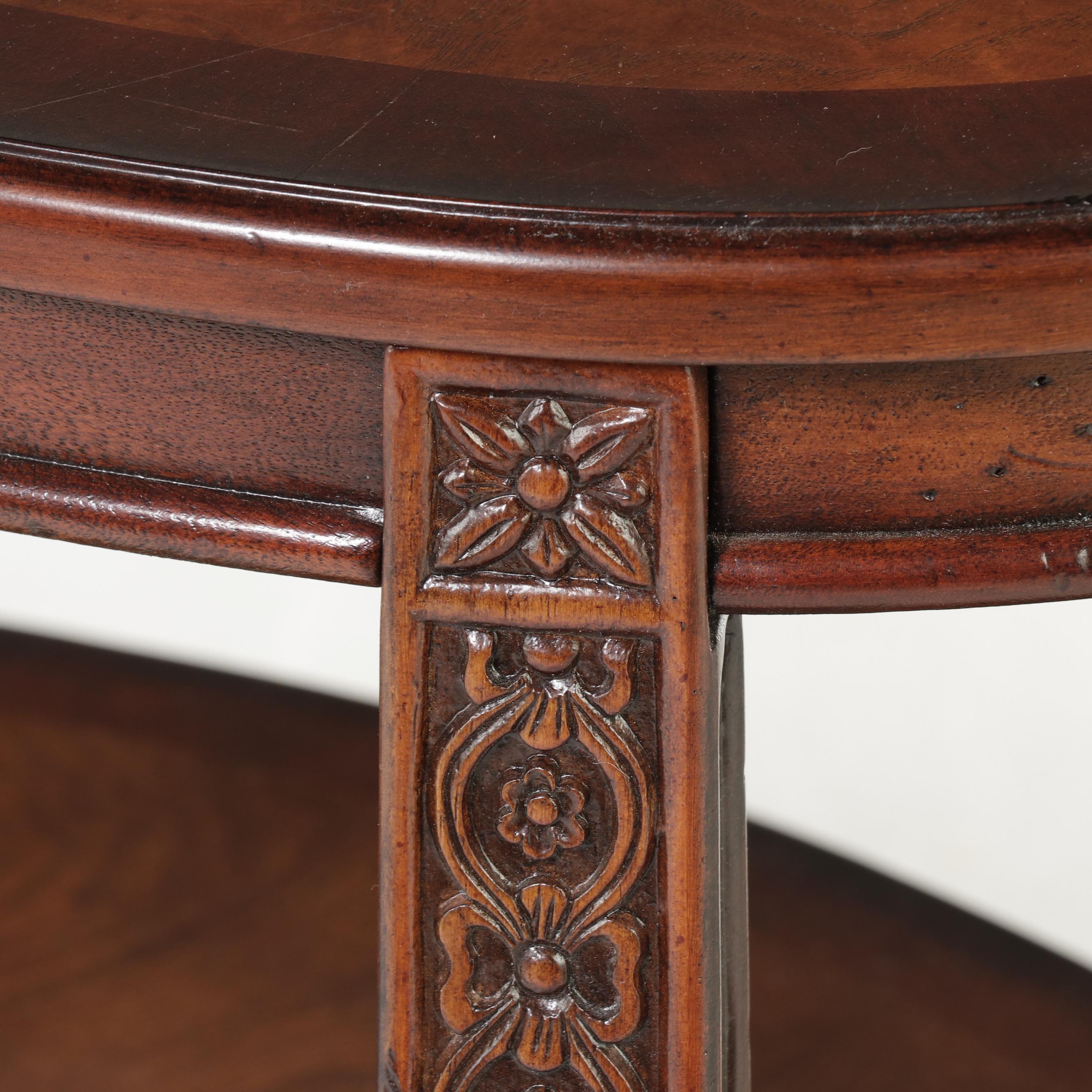 George III Style Armchair Plus French Provincial Style Table, Incl. Fairfield