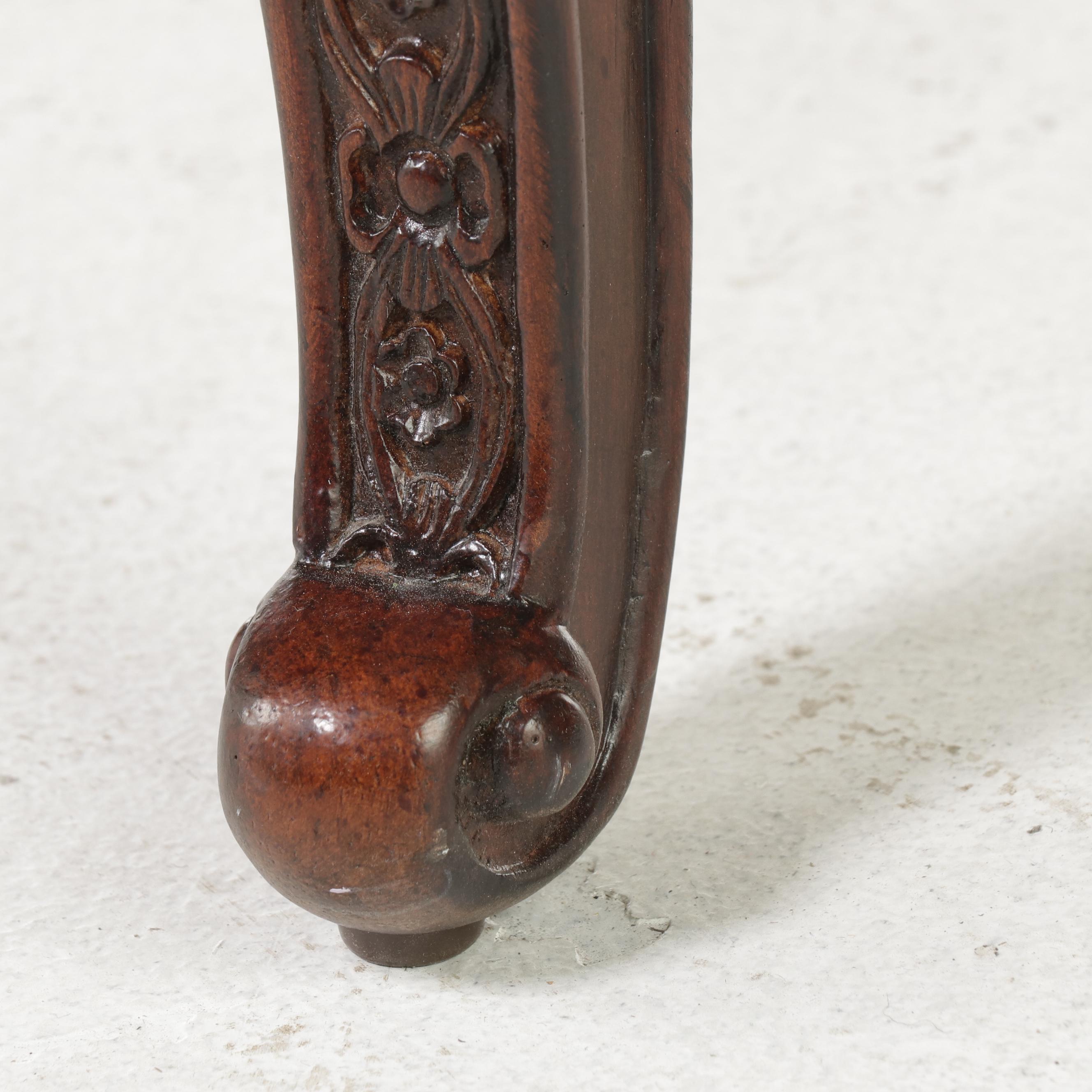 George III Style Armchair Plus French Provincial Style Table, Incl. Fairfield