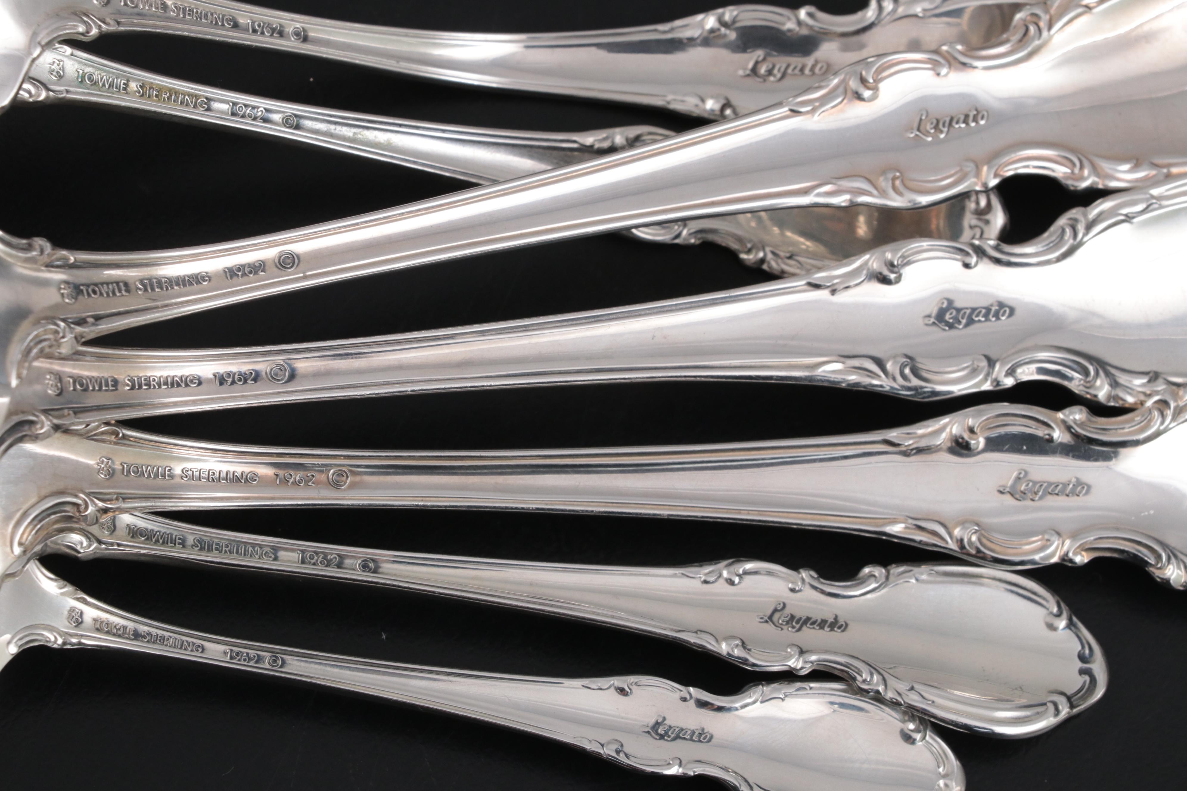Towle "Legato" Sterling Silver Flatware with Other Sterling and Silver Flatware
