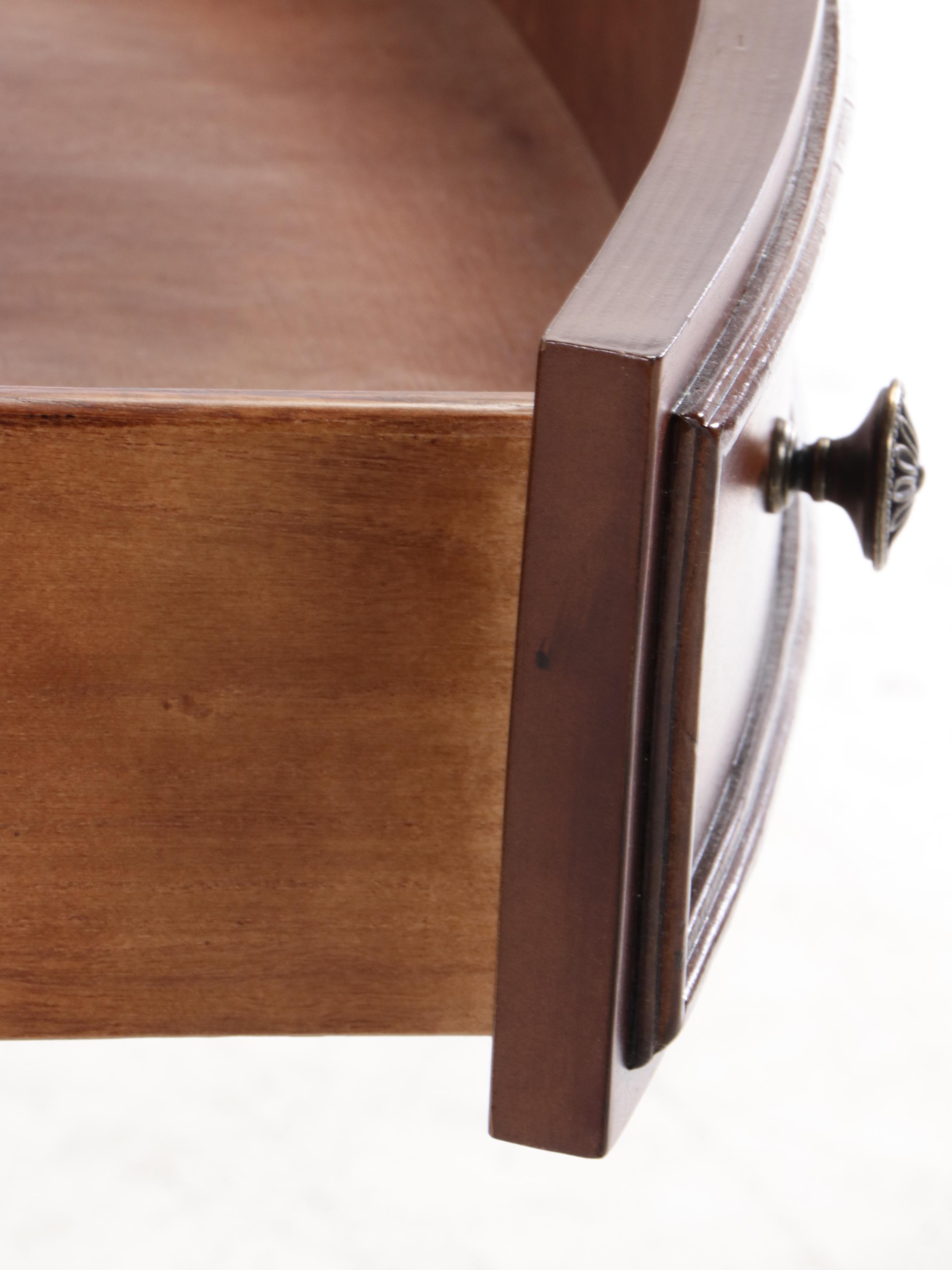 Hooker Furniture "Brookhaven" Cherrywood-Veneered Demilune Console Table