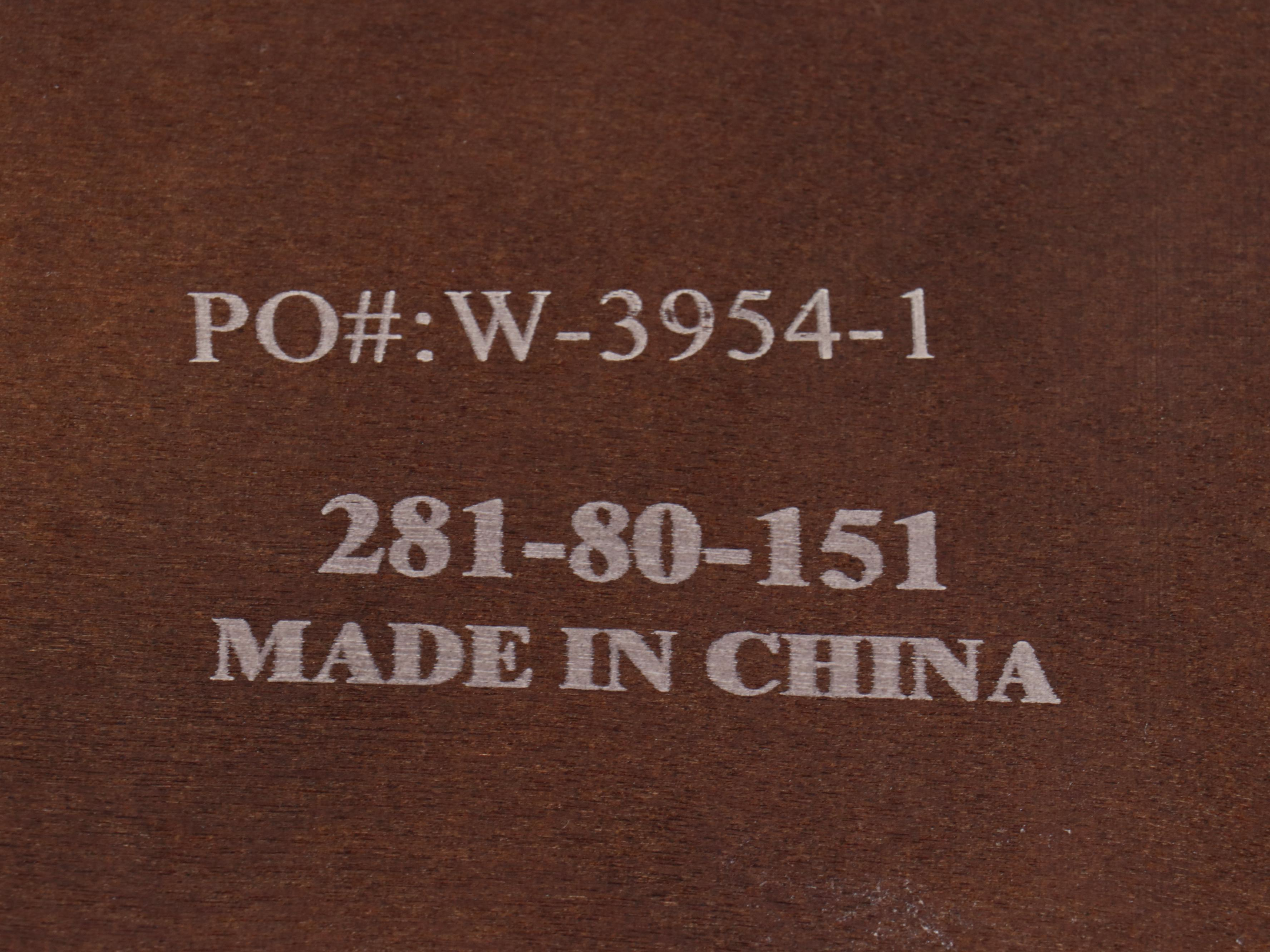 Hooker Furniture "Brookhaven" Cherrywood-Veneered Demilune Console Table