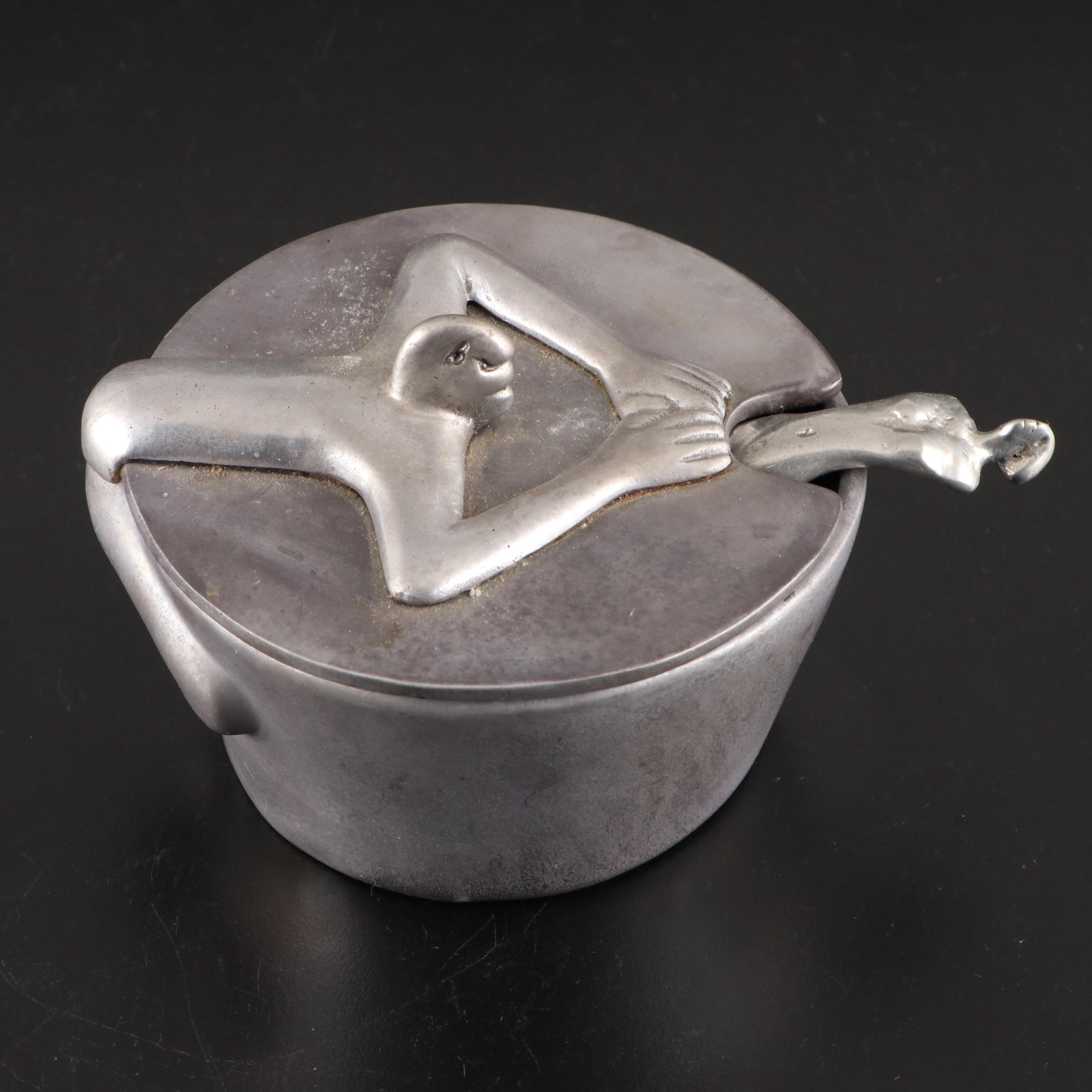 Carrol Boyes Stainless Steel Cocktail Shaker and Sugar Bowl