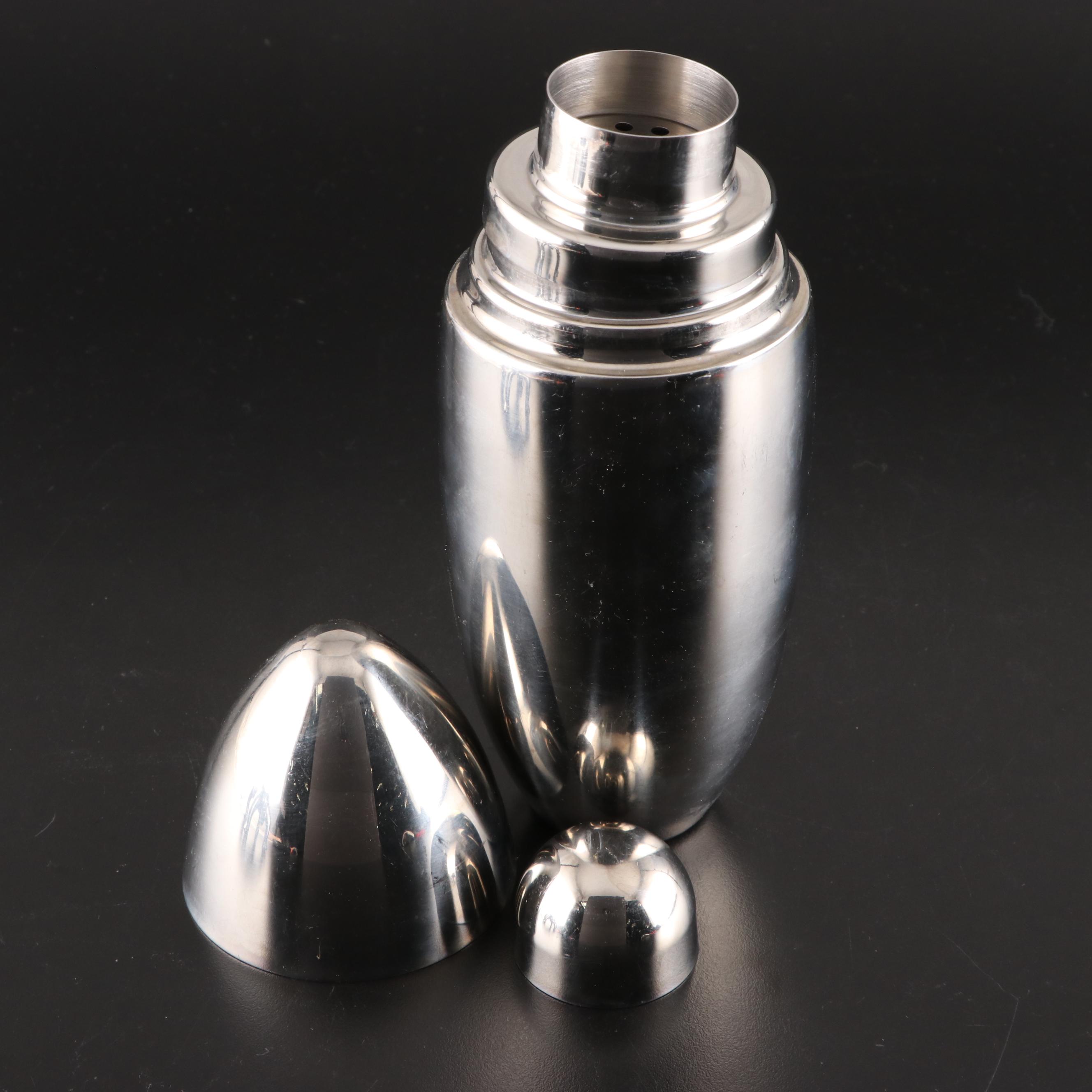 Carrol Boyes Stainless Steel Cocktail Shaker and Sugar Bowl