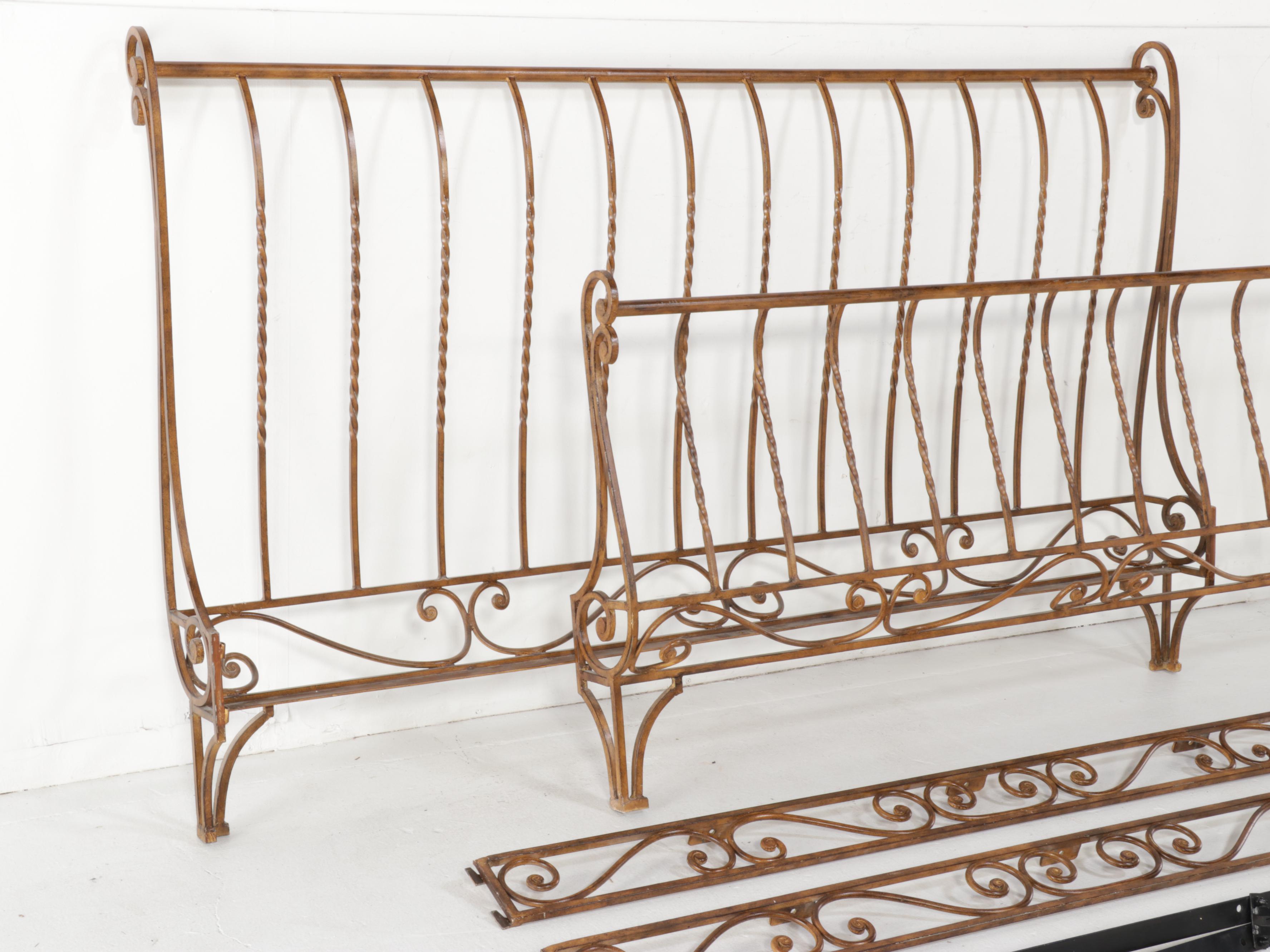 Wrought Iron King Bed Frame