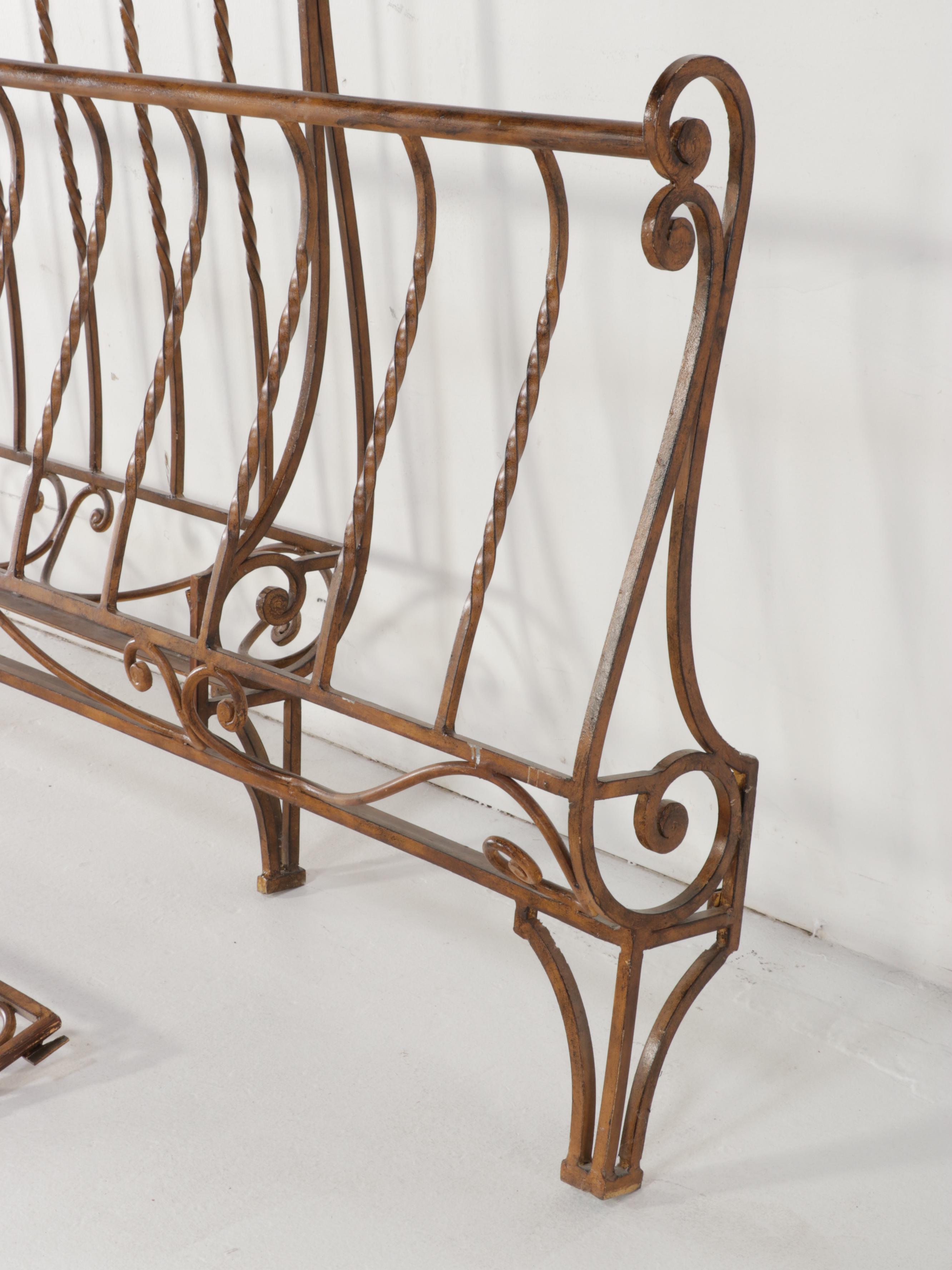 Wrought Iron King Bed Frame