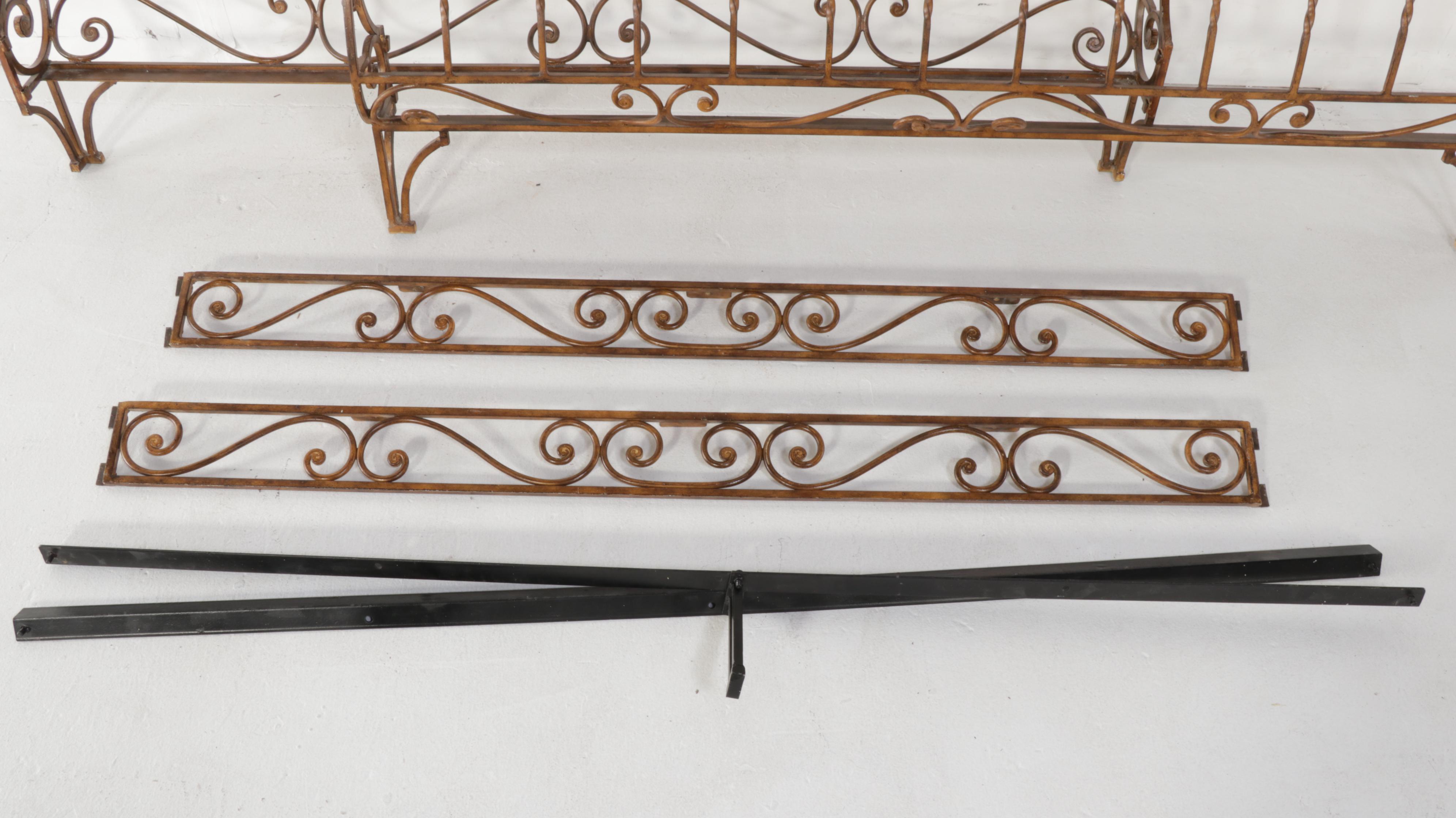 Wrought Iron King Bed Frame